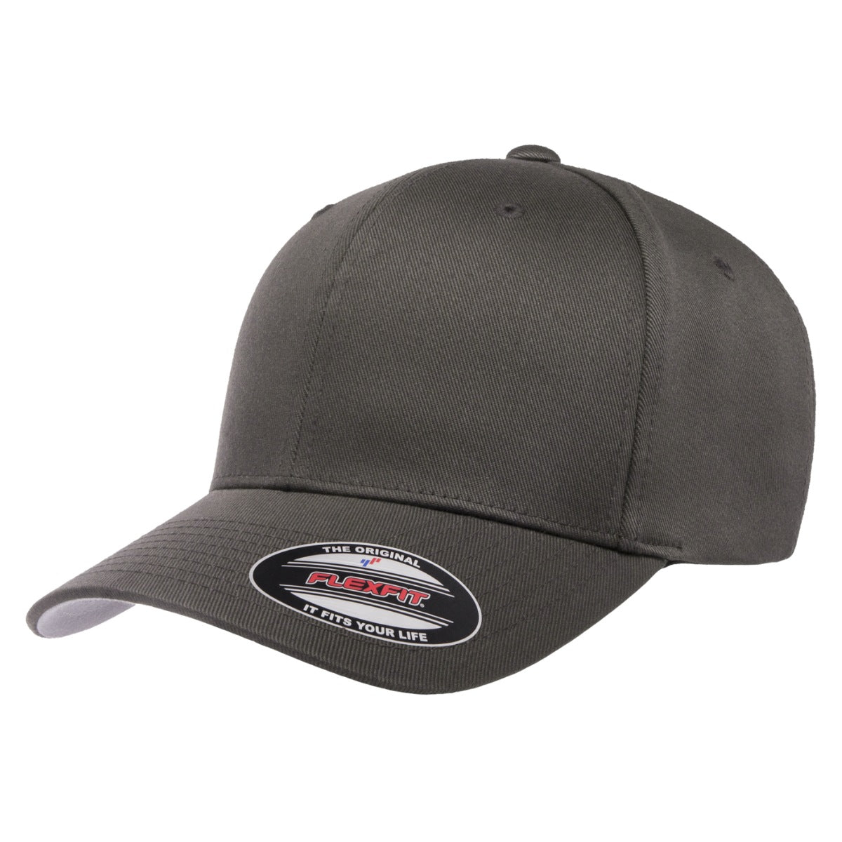 FLEXFIT® Wooly Combed Cap - 6277, Multi-Coloured, S/M & L/XL Dark Grey Plain Cap