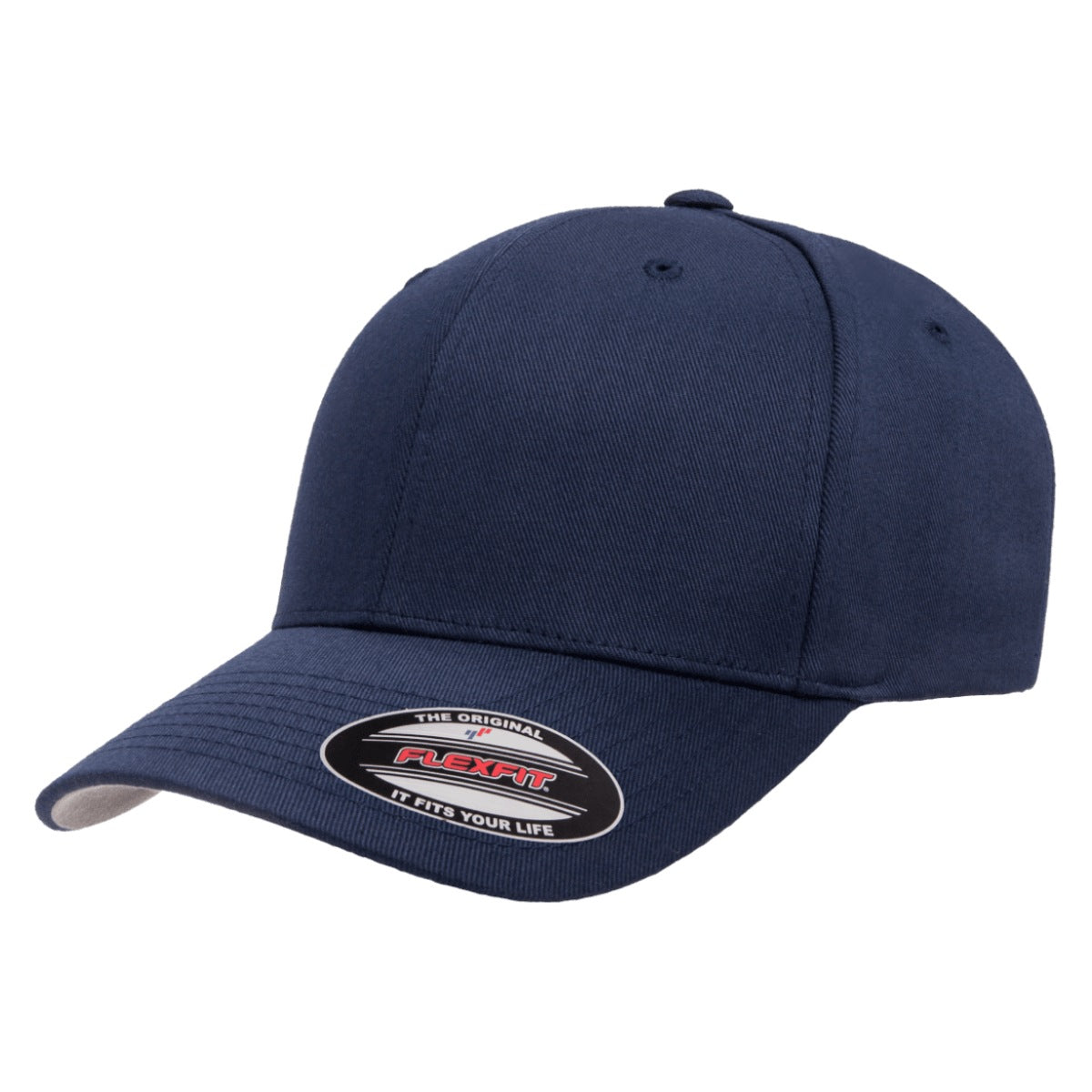 FLEXFIT® Wooly Combed Cap - 6277, Multi-Coloured, S/M & L/XL Navy Plain Cap