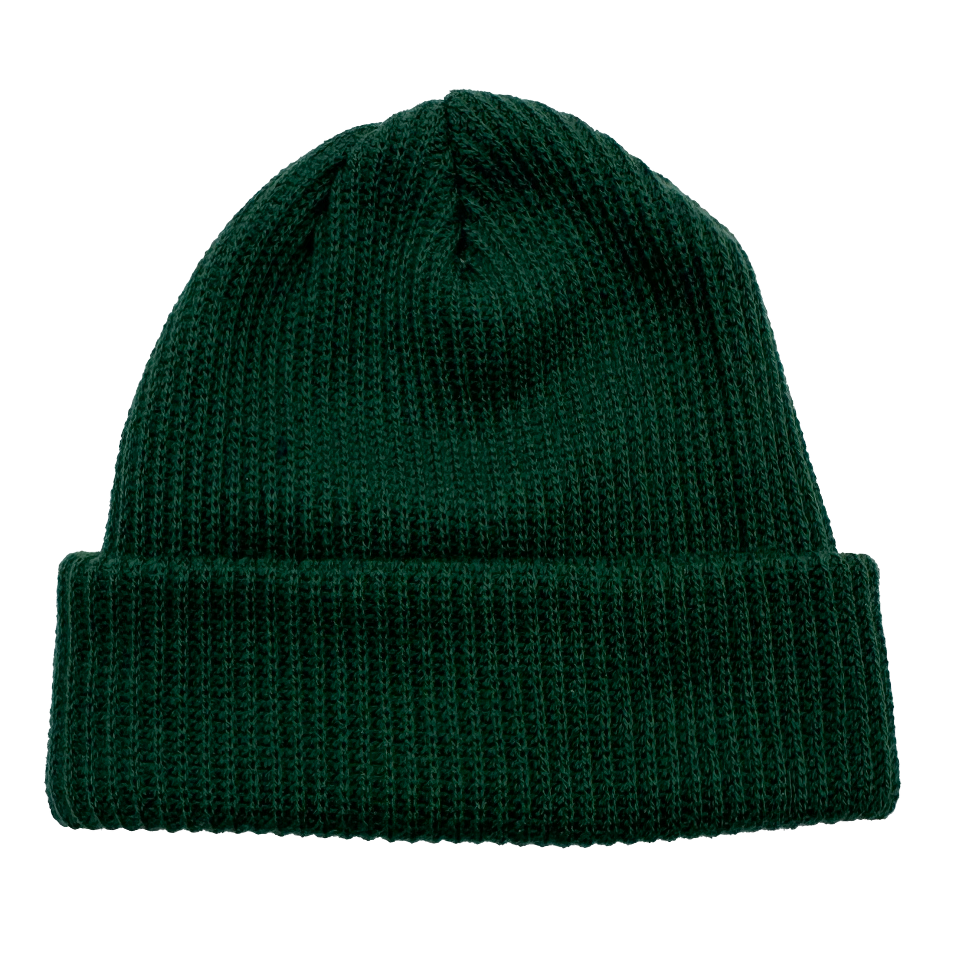 Fisherman Forest Green One Size ACRYLIC beaniiez fisherman SHORT tearaway UNISEX