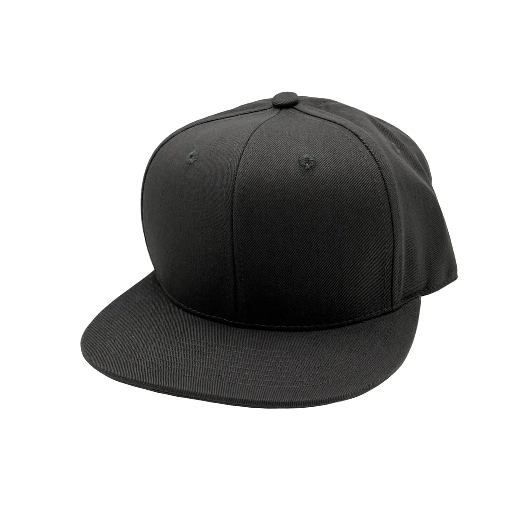 NISSI CAPS GNV-OTS001, - 6 Panels Flat Bill Snapback, Dark Grey