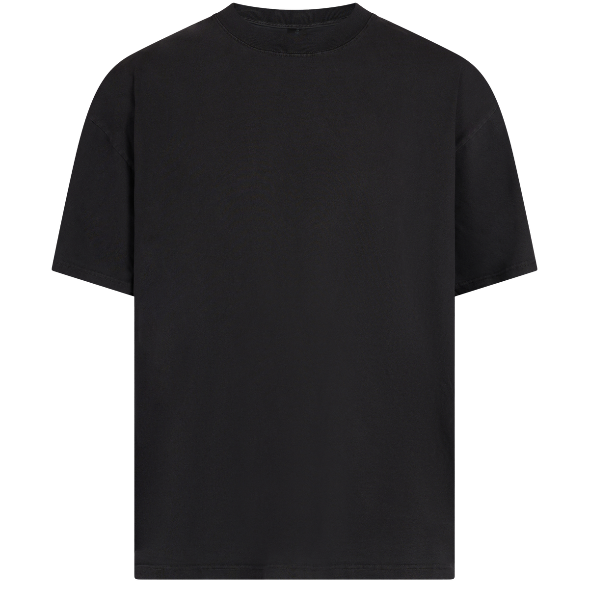 OPTIMA 47364, - Men's Logan Tee, Garment Dye Black
