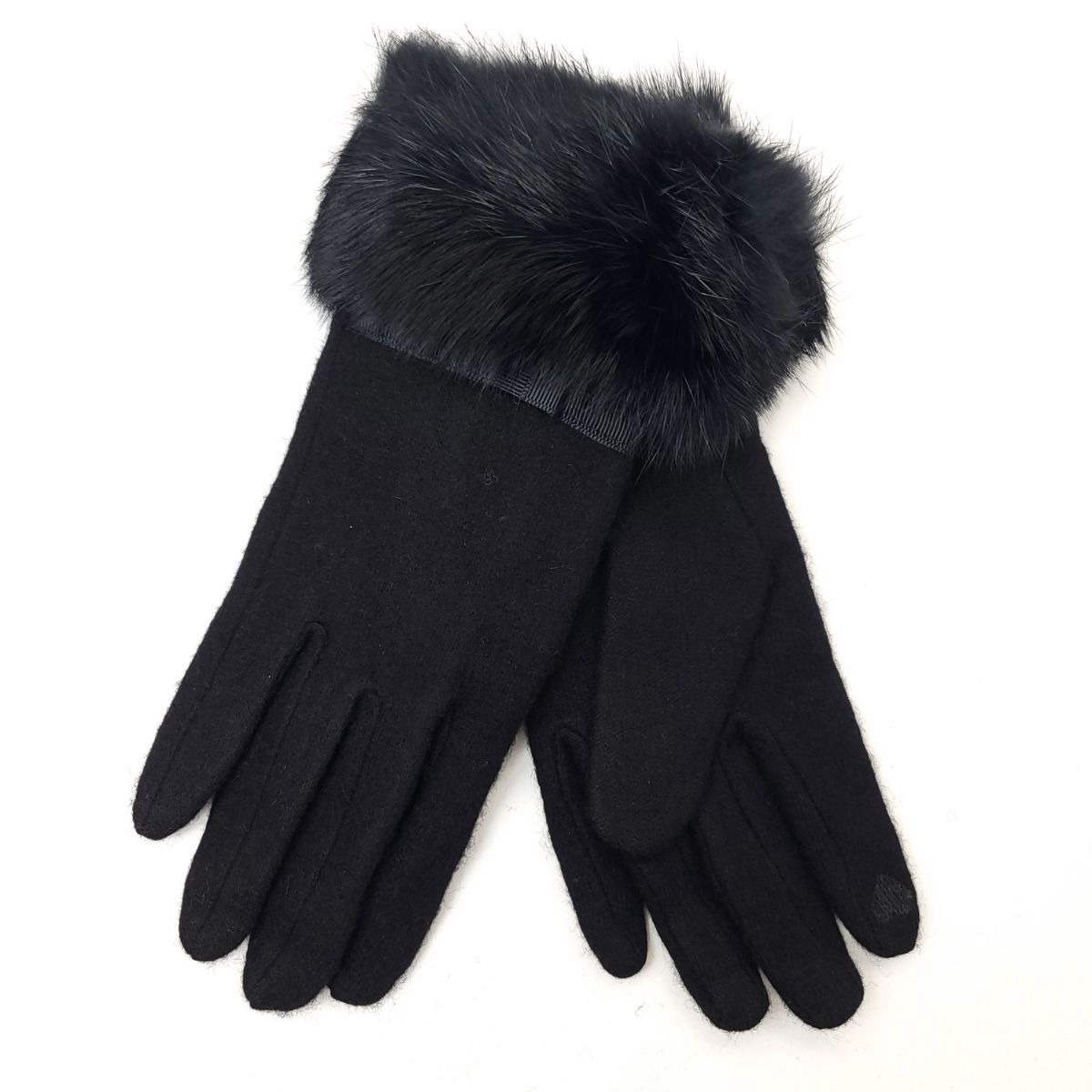 Ladies Touch screen Gloves - LGL011, Black winter accessories