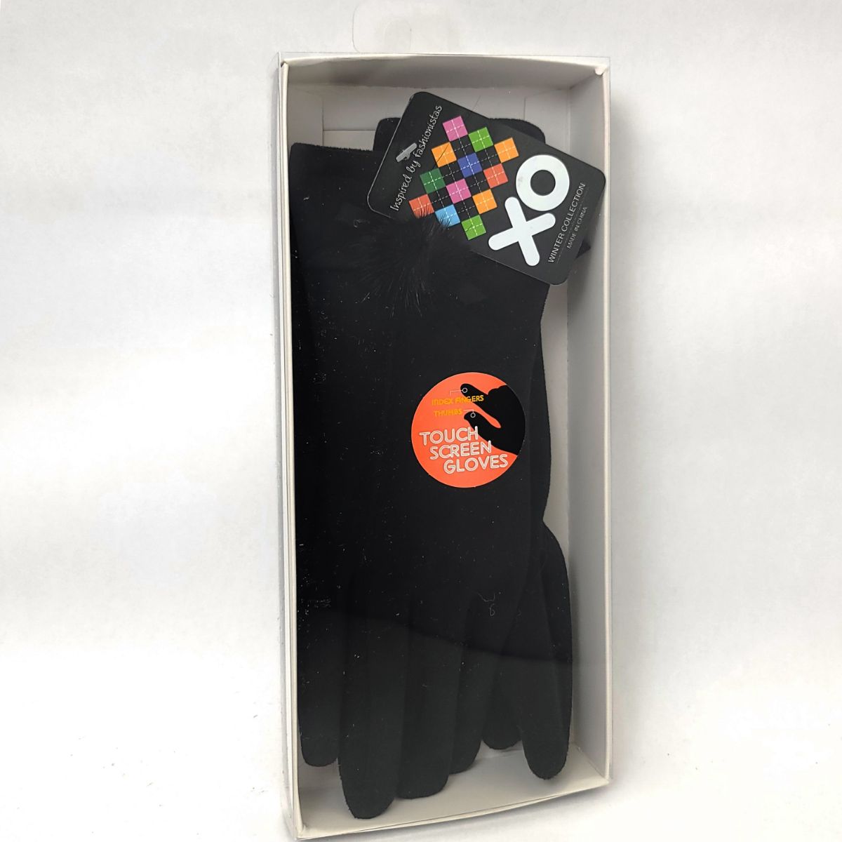 Ladies Touch screen Gloves - LGL002, Black winter accessories