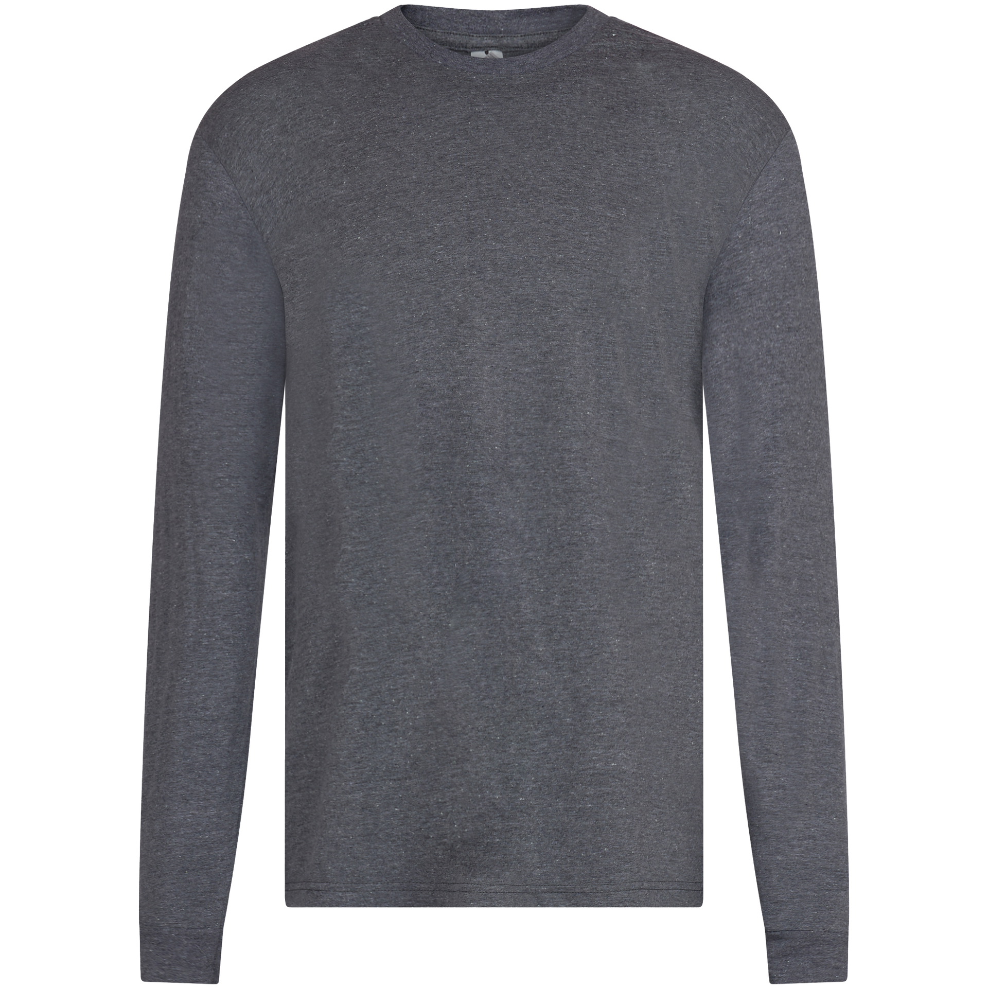 47336 - Men's Long Sleeve Graphite Heather COTTON / POLYESTER FITTED Lightweight LONG SLEEVE TEES MEN OPTIMA REGULAR tearaway