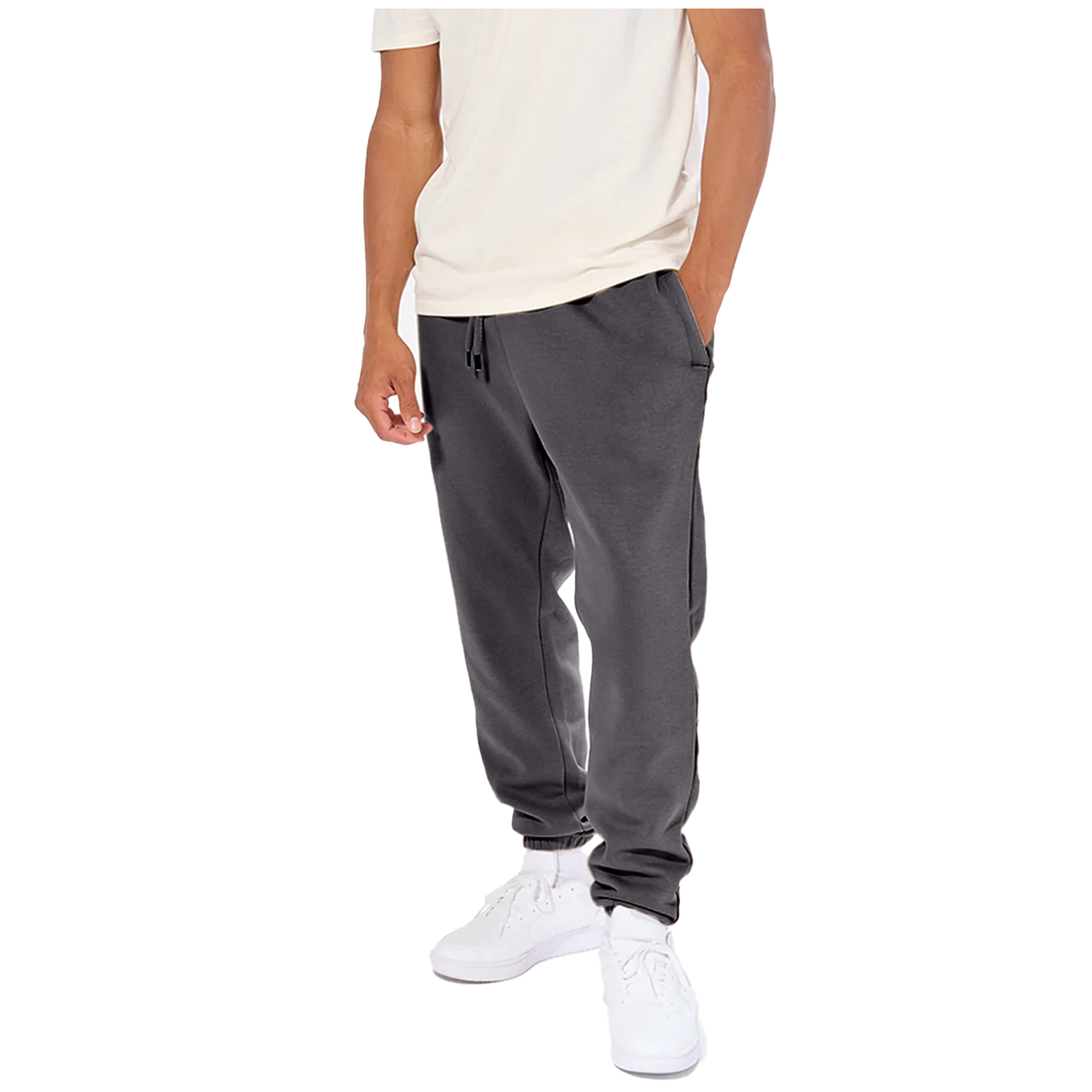 7801 - Fleece Sweatpants Graphite 7801 AXISM BOTTOMS COTTON / POLYESTER Heavyweight MEN tearaway