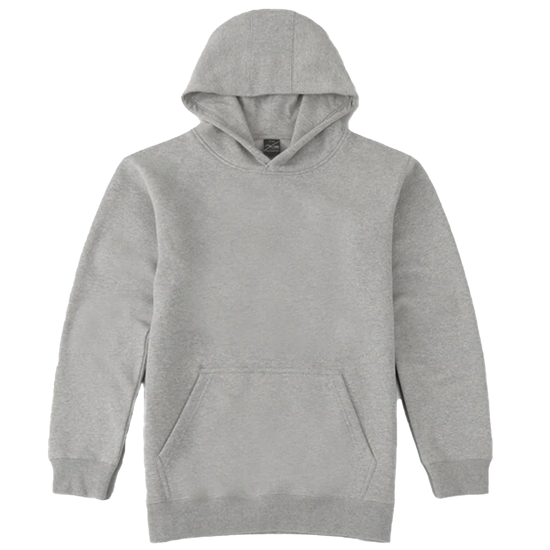 7102 - Fleece Pullover Hoodie Grey Heather 7102 AXISM COTTON / POLYESTER Heavyweight MEN PULLOVERS REGULAR tearaway