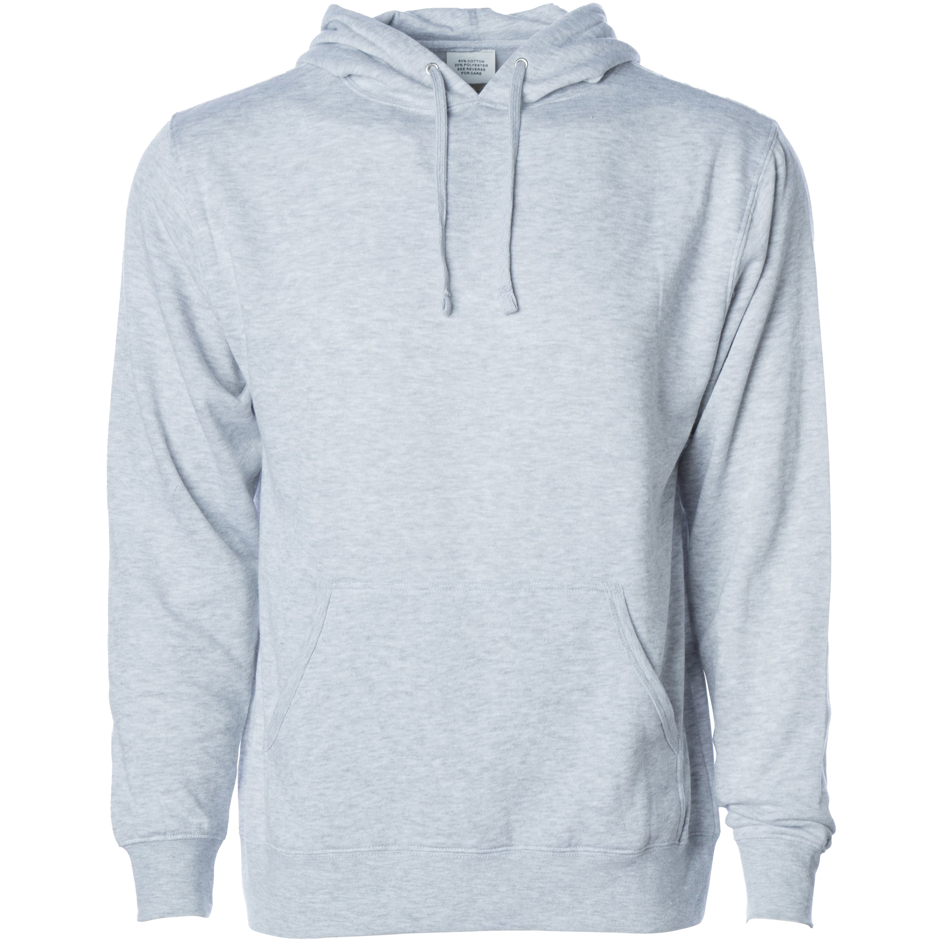 AFX4000 - Lightweight Hooded Pullover Sweatshirt Grey Heather AFX AFX4000 BASIC FLEECE CLOSEOUT COTTON / POLYESTER fleece hoodie HOODIES INDEPENDENT Lightweight MEN MEN'S pullover PULLOVERS REGULAR sweatshirt tearaway