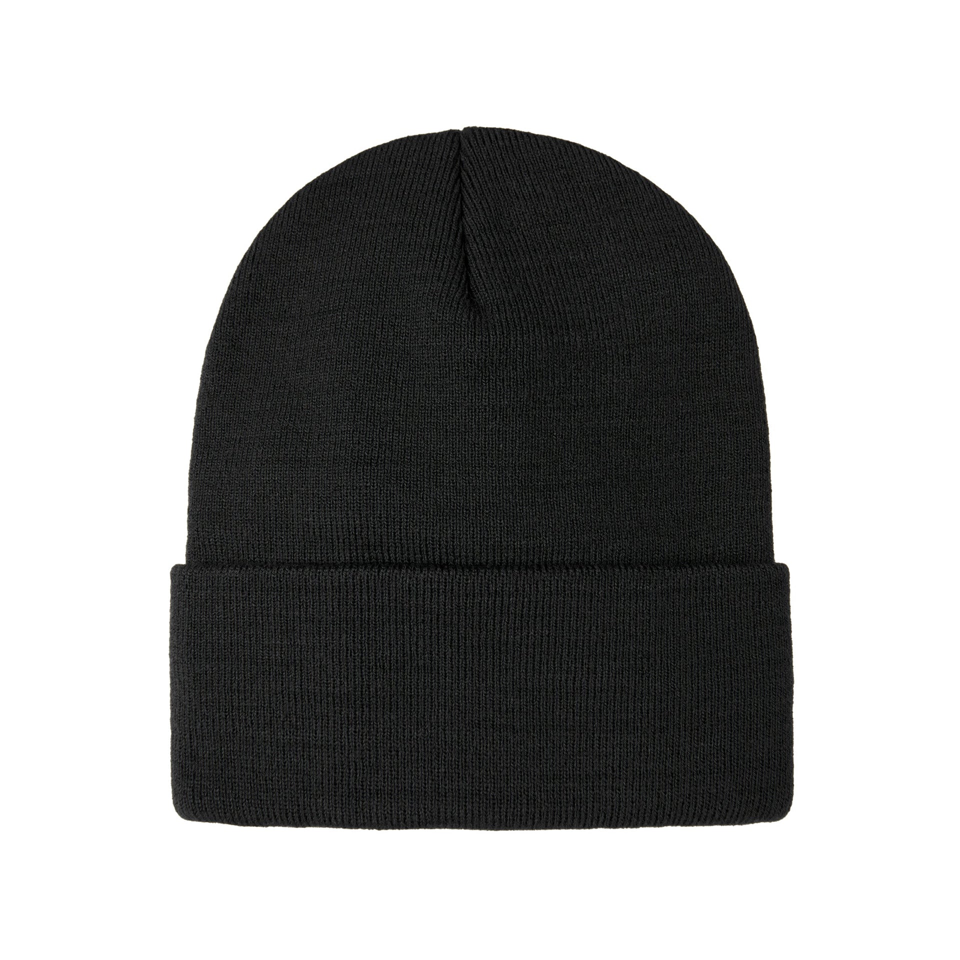 H08000 - Polar - Acrylic Knit Cuff Toque Black 0530 0530M 0550 0550M 1850 800 8000 __label:NEW beanie beenie caps fold over h800 h8000 hats knit toque tuque