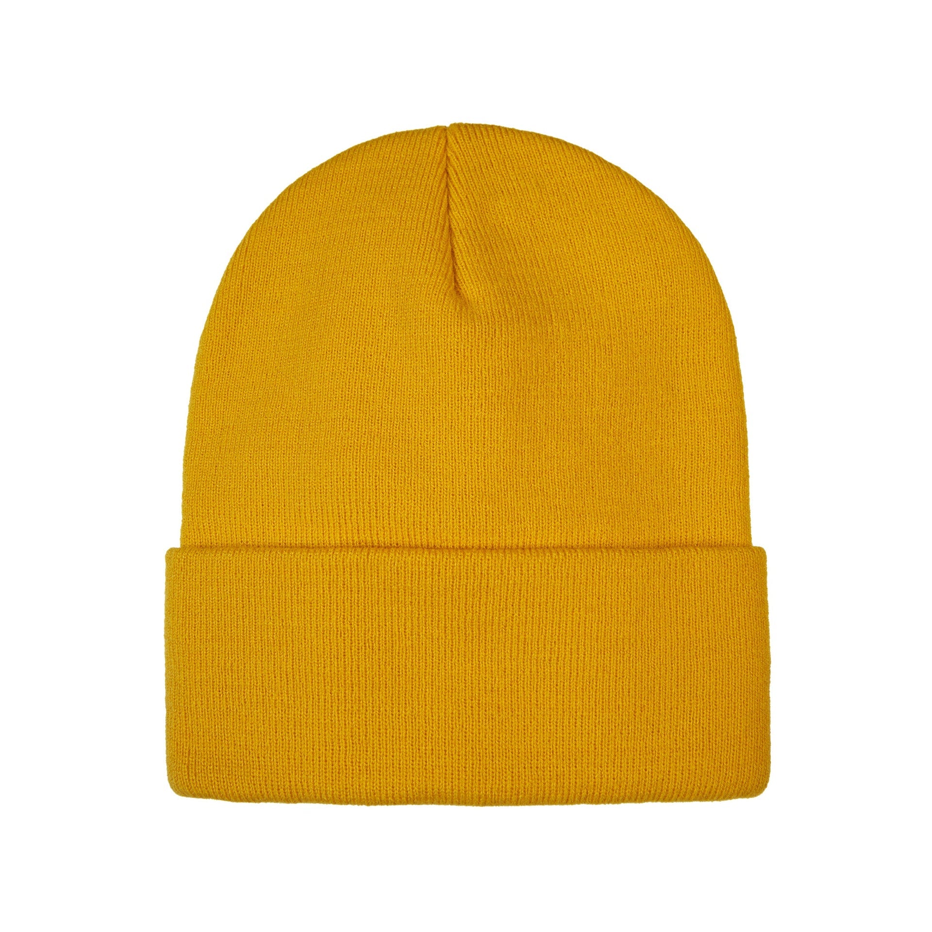H08000 - Polar - Acrylic Knit Cuff Toque Gold 0530 0530M 0550 0550M 1850 800 8000 __label:NEW beanie beenie caps fold over h800 h8000 hats knit toque tuque
