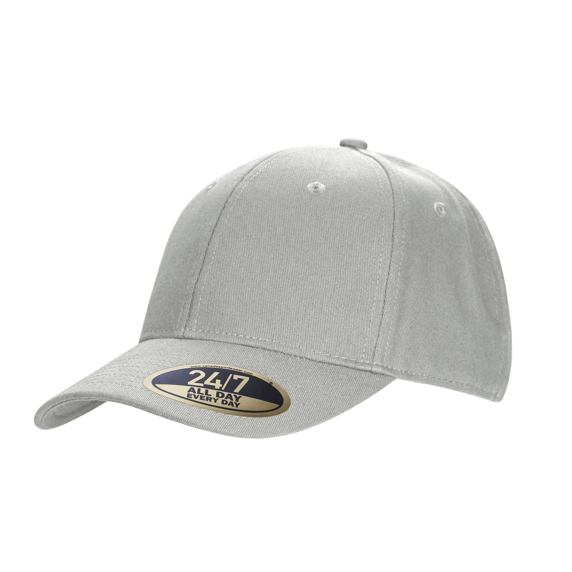 H8200Y - Value - Youth Snap Back Cotton Twill Cap Light Grey 08200 8200Y __label:IN-STOCK cotton cap snap back y130