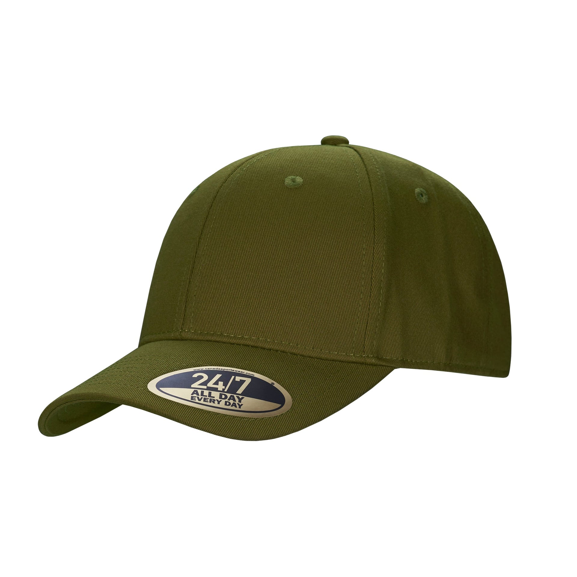 H8200Y - Value - Youth Snap Back Cotton Twill Cap Moss Green 08200 8200Y __label:IN-STOCK cotton cap snap back y130