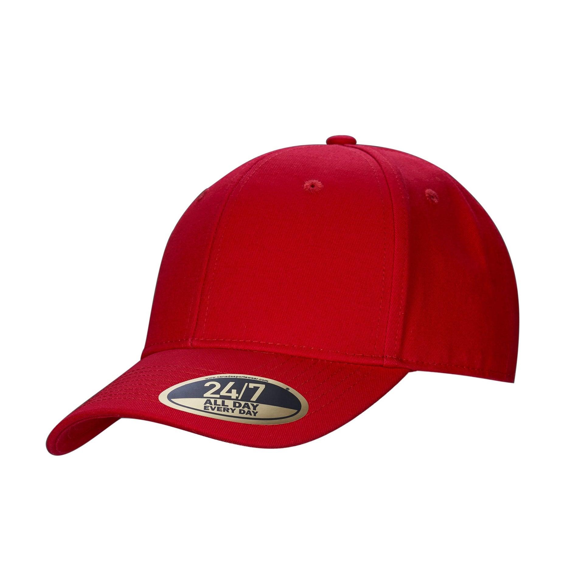 H08200 - Value - Snap Back Cotton Twill Cap Red 08200 8200 __label:IN-STOCK c130 caps cotton cap y130