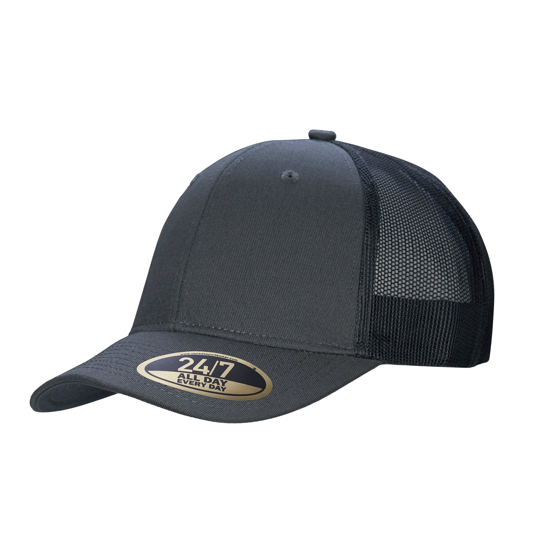 H08205 - Trucker - Snap Back Trucker Cap Charcoal 08205 6606 8205 __label:IN-STOCK c1318 trucker