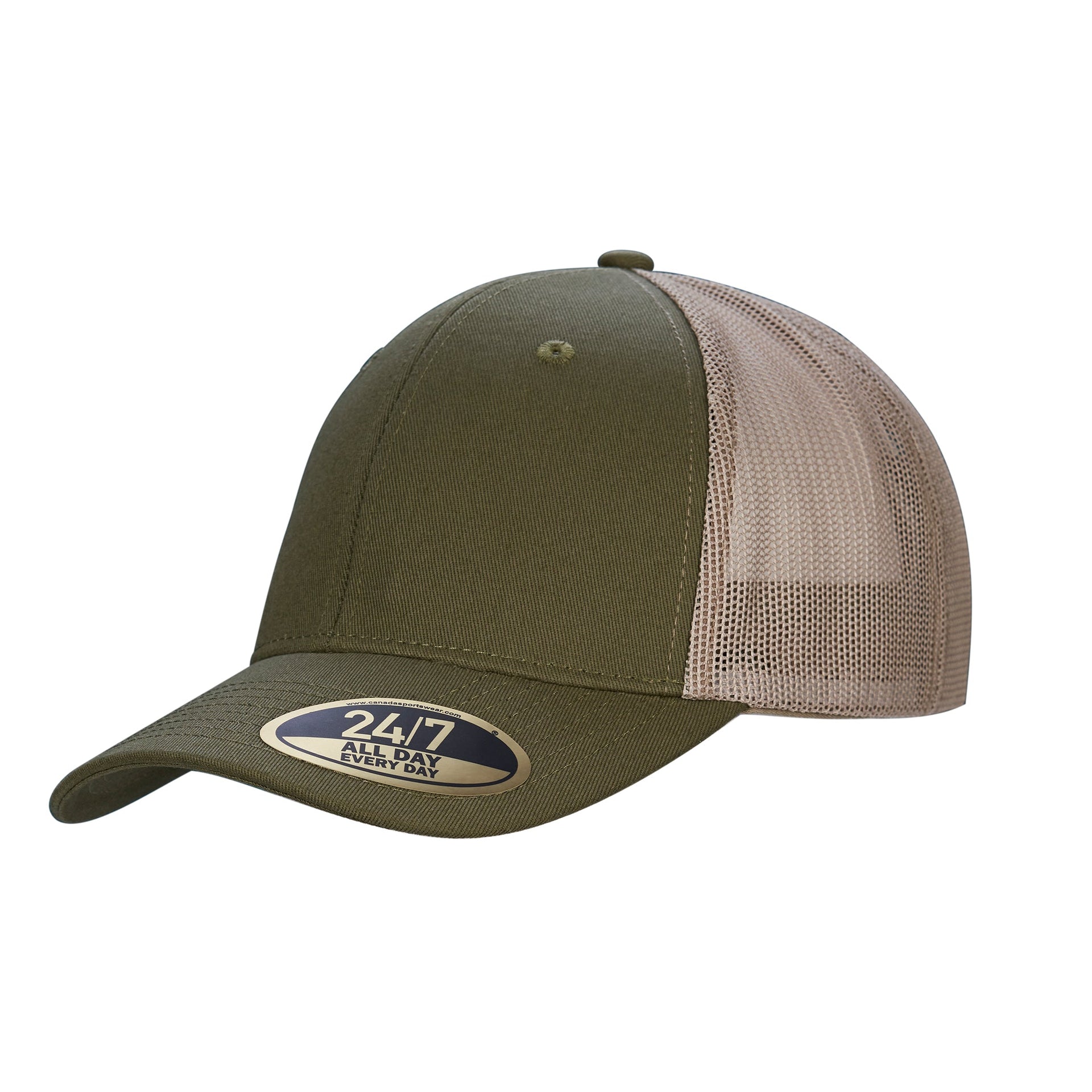 H08205 - Trucker - Snap Back Trucker Cap Moss Khaki 08205 6606 8205 __label:IN-STOCK c1318 trucker