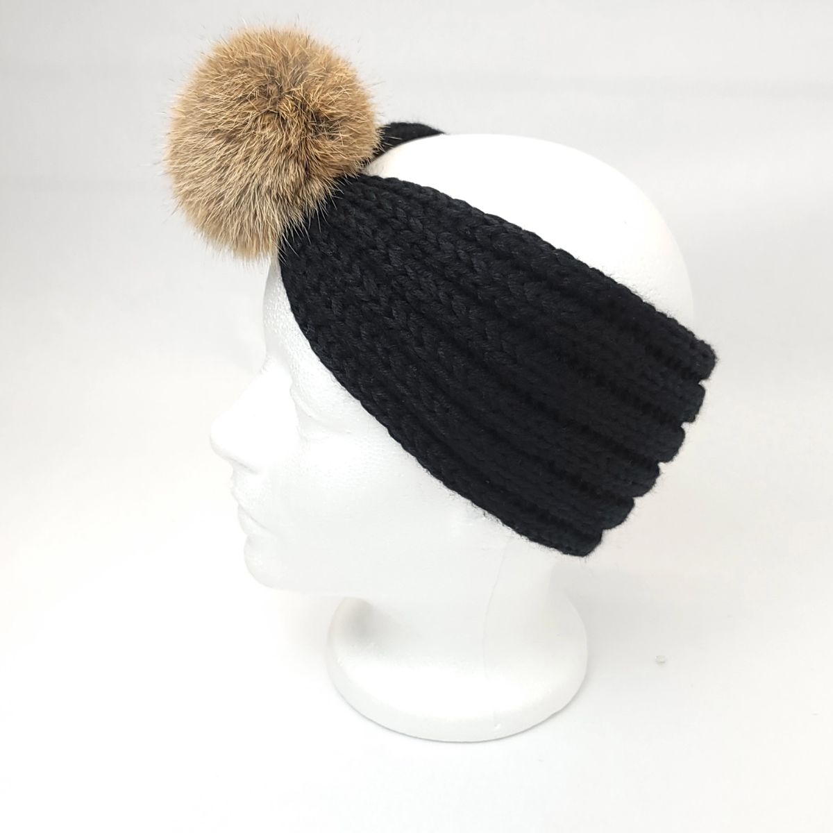 Winter Fashion Headband with Pom- HB22, Dozen Package Accessories