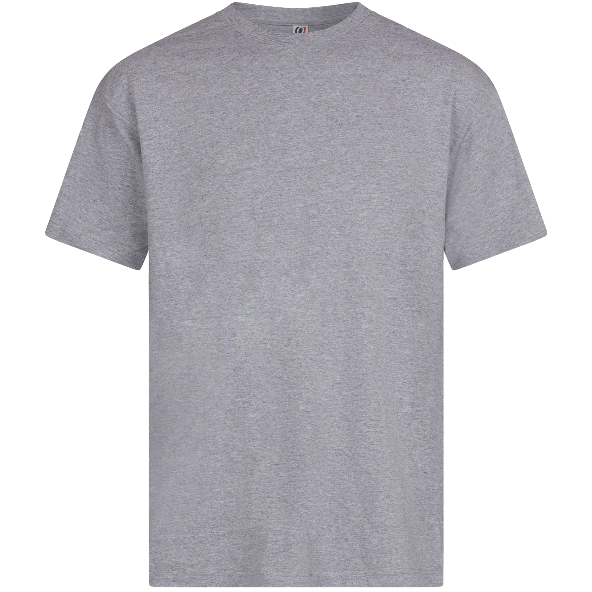 47832 - Men's Heavyweight Tee Grey Heather CLOSEOUT COTTON MEN MIDWEIGHT OPTIMA REGULAR tearaway TEES tshirts UNFITTED