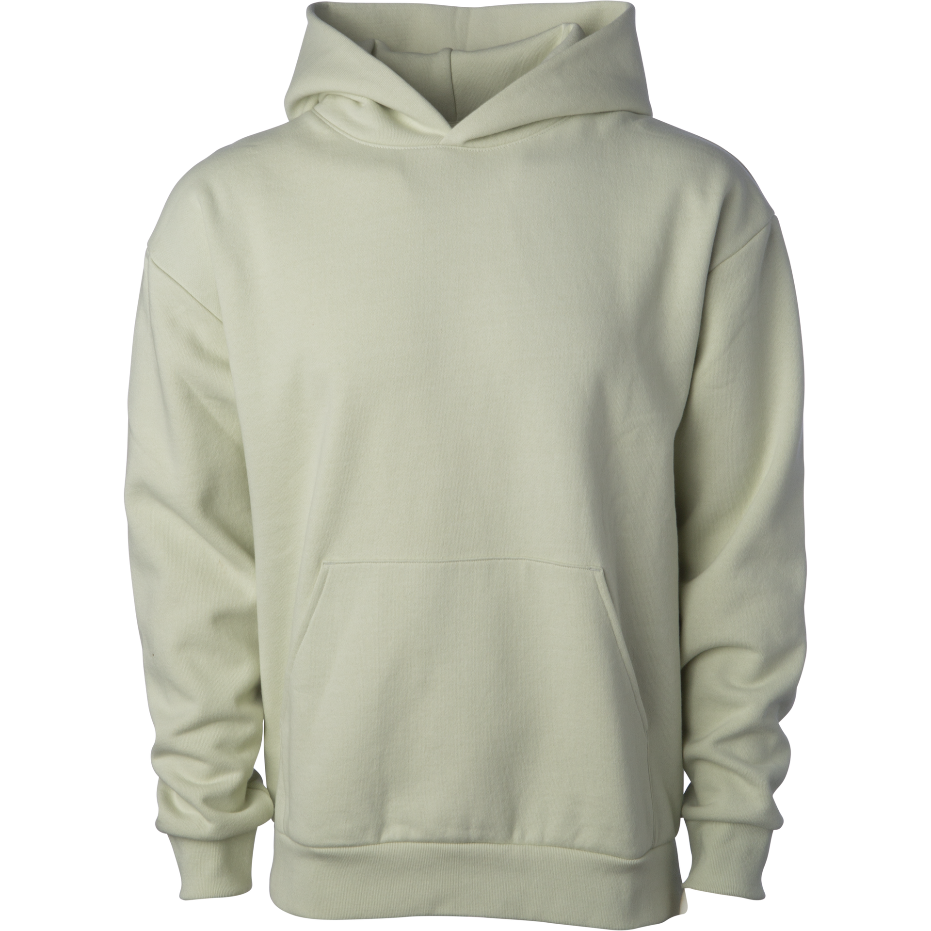 IND280SL - Avenue 280gm Midweight Pullover Hood Honey Dew AVENUE BOXY COTTON / POLYESTER DROP SHOULDER IND280SL INDEPENDENT MEN MIDWEIGHT NO LACE PULLOVERS shsdparentproduct tearaway