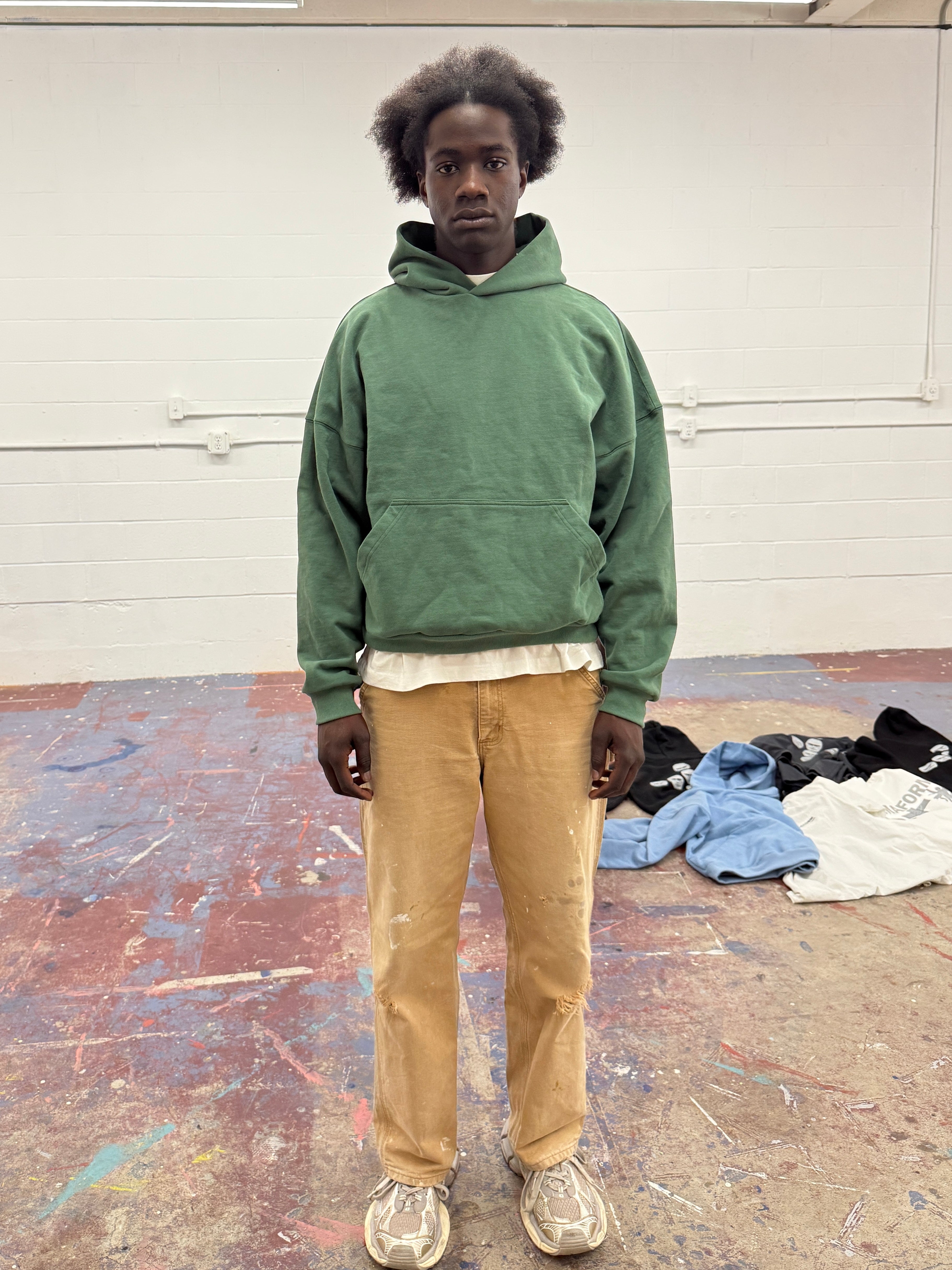 Forest Green Hoodie Humaform Shopify Collective