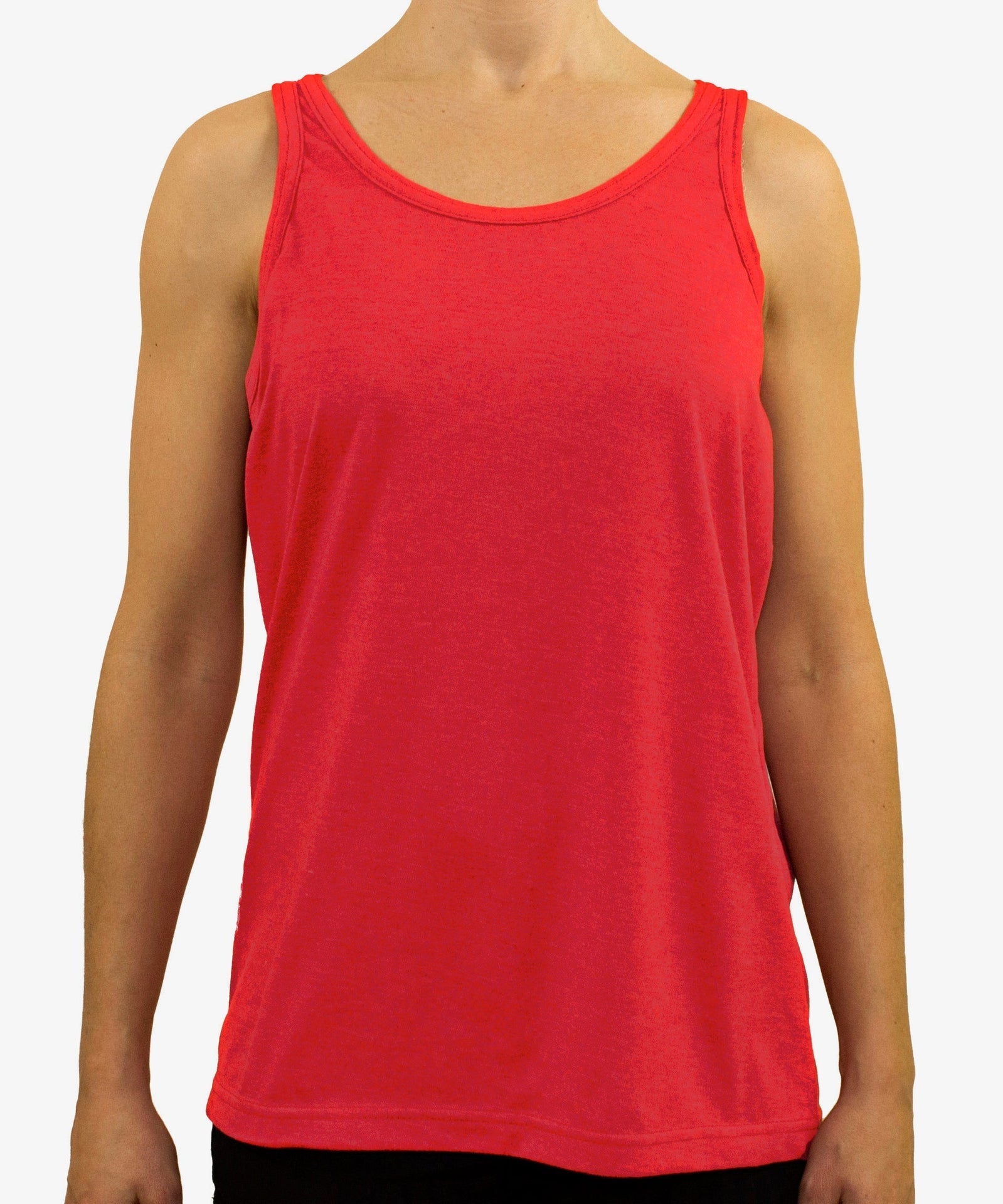 47293 - Men's Premium Tank Top Red CLOSEOUT COTTON / POLYESTER FITTED Lightweight MEN OPTIMA REGULAR TANK TOP TANKS tearaway