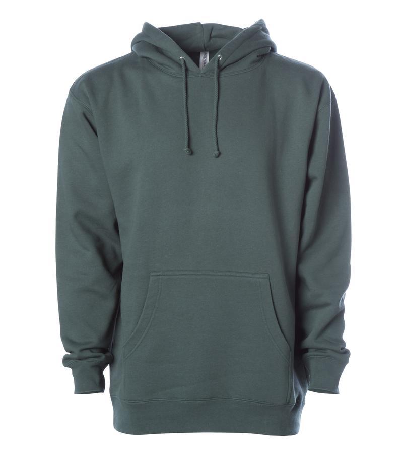 IND4000 - Men's Heavyweight Hooded Pullover Sweatshirt Alpine Green 4000 BASIC FLEECE Classic COTTON / POLYESTER essentials Heavyweight hoodie ind IND4000 INDEPENDENT MEN Men's pullover PULLOVERS REGULAR shsdparentproduct sweatshirt tearaway