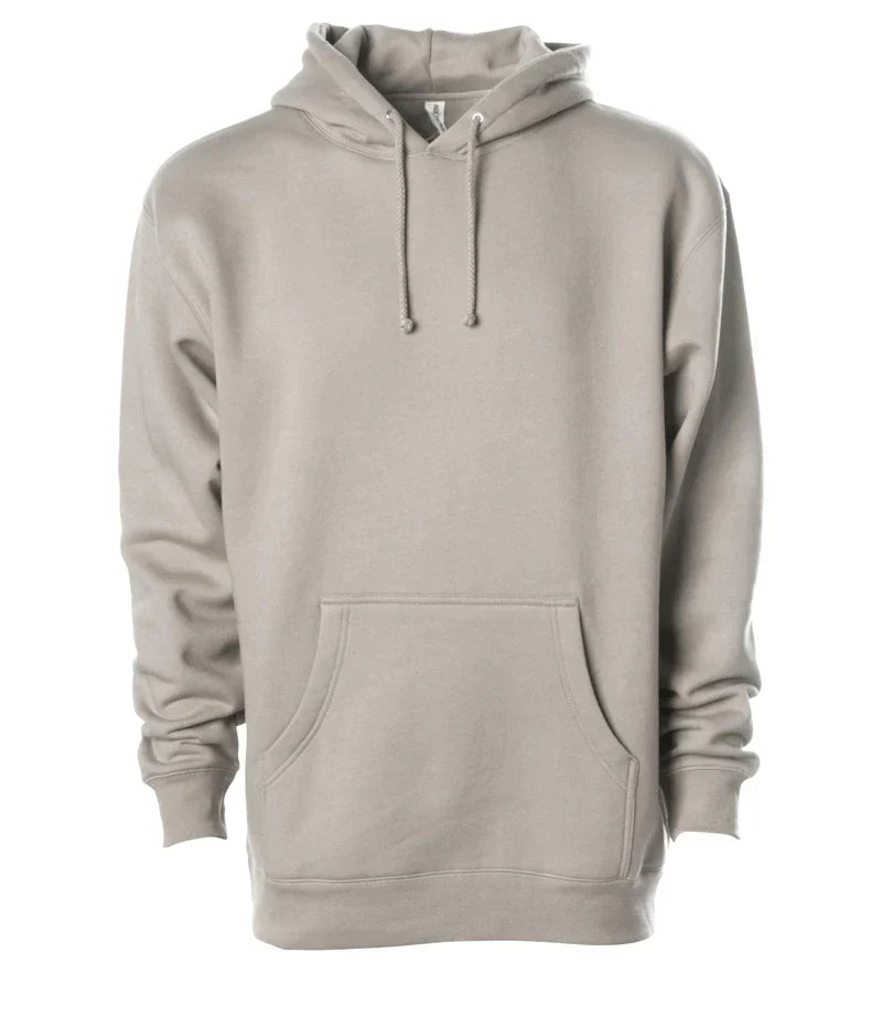 IND4000 - Men's Heavyweight Hooded Pullover Sweatshirt Cement 4000 BASIC FLEECE Classic COTTON / POLYESTER essentials Heavyweight hoodie ind IND4000 INDEPENDENT MEN Men's pullover PULLOVERS REGULAR shsdparentproduct sweatshirt tearaway