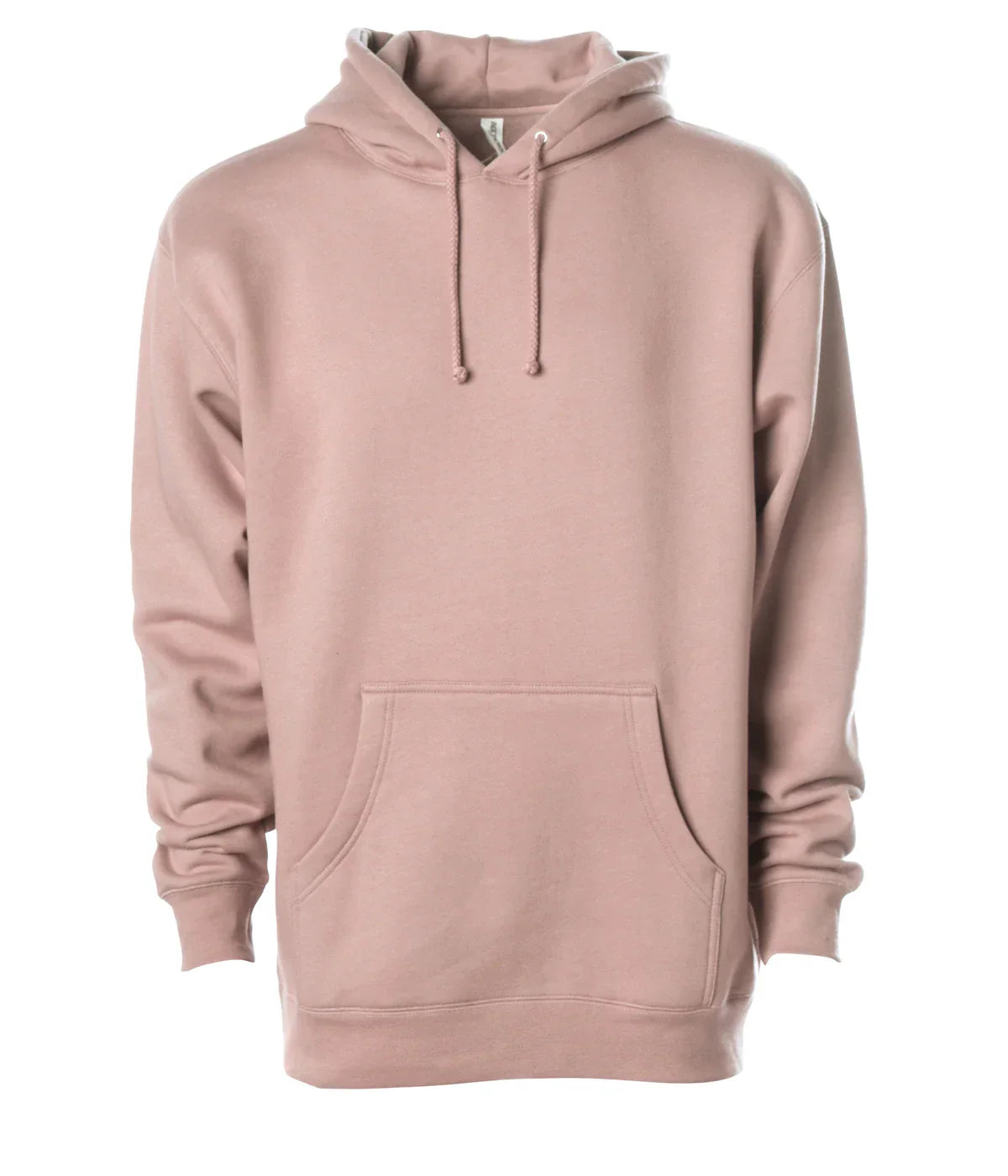 IND4000 - Men's Heavyweight Hooded Pullover Sweatshirt Dusty Pink 4000 BASIC FLEECE Classic COTTON / POLYESTER Heavyweight hoodie ind IND4000 INDEPENDENT MEN Men's pullover PULLOVERS REGULAR shsdchildproduct sweatshirt tearaway