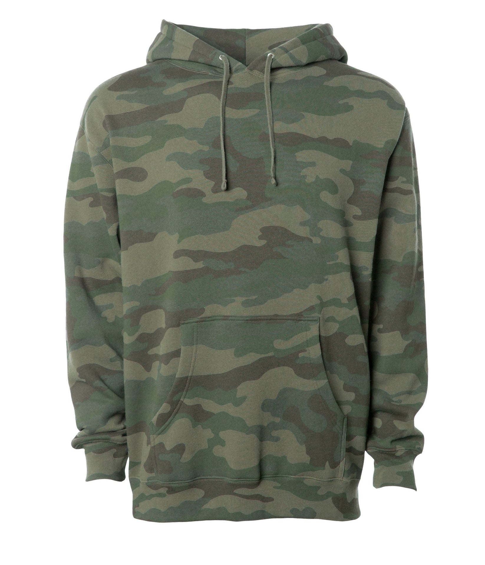 IND4000 - Men's Heavyweight Hooded Pullover Sweatshirt Forest Camo 4000 BASIC FLEECE Classic COTTON / POLYESTER Heavyweight hoodie ind IND4000 INDEPENDENT MEN Men's pullover PULLOVERS REGULAR shsdchildproduct sweatshirt tearaway