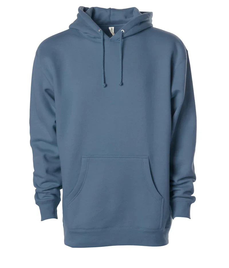 IND4000 - Men's Heavyweight Hooded Pullover Sweatshirt Storm Blue 4000 BASIC FLEECE Classic COTTON / POLYESTER Heavyweight hoodie ind IND4000 INDEPENDENT MEN Men's pullover PULLOVERS REGULAR shsdchildproduct sweatshirt tearaway