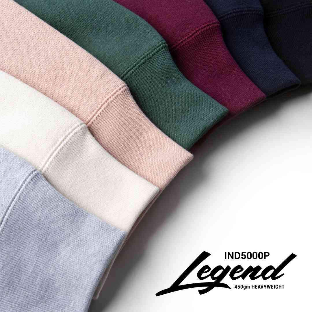 IND5000P - Men's Premium 450GM Heavyweight Cross-Grain Hoodie 5000 BASIC FLEECE COTTON / POLYESTER Cross-Grain Heavyweight Hood hoodie ind IND5000 IND5000P INDEPENDENT Legend MEN mens pullover PULLOVERS REGULAR tearaway