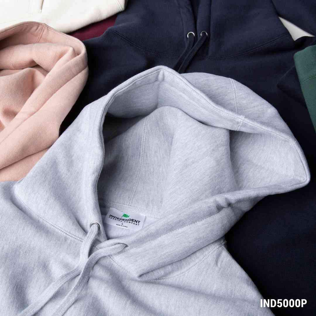 IND5000P - Men's Premium 450GM Heavyweight Cross-Grain Hoodie 5000 BASIC FLEECE COTTON / POLYESTER Cross-Grain Heavyweight Hood hoodie ind IND5000 IND5000P INDEPENDENT Legend MEN mens pullover PULLOVERS REGULAR tearaway