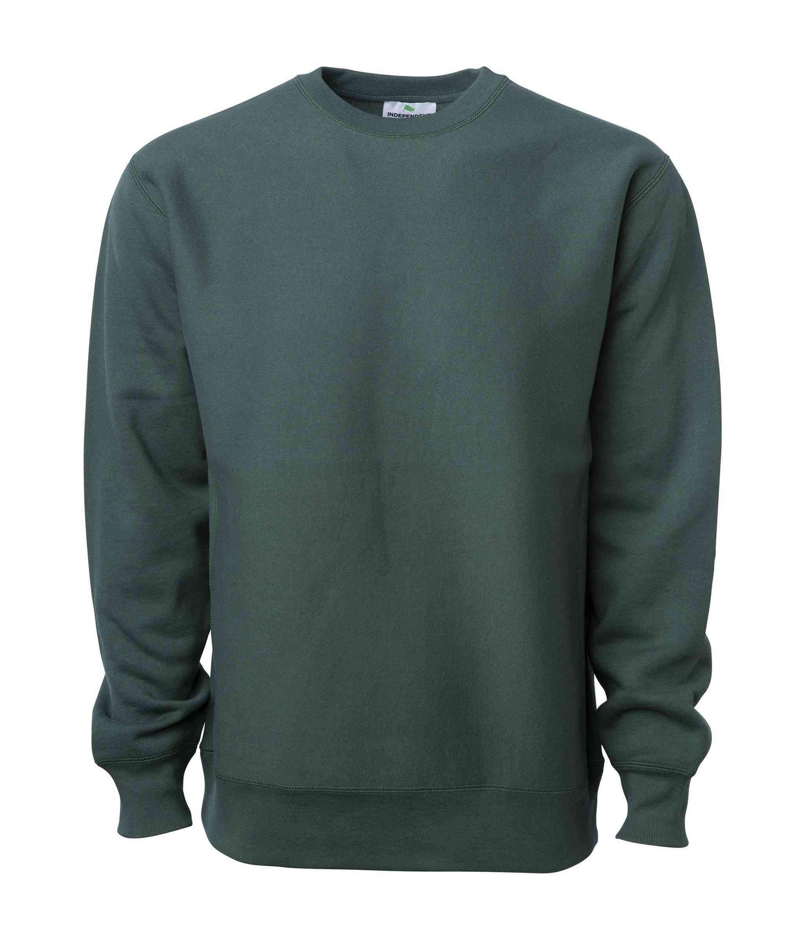 IND5000C Legend - Men's Premium 450GM Heavyweight Cross-Grain Crew Alpine Green 5000 5000c BASIC FLEECE COTTON / POLYESTER Crew crew neck CREWNECK CREWS Cross-Grain Heavyweight ind IND5000 INDEPENDENT LEGEND MEN mens REGULAR tearaway