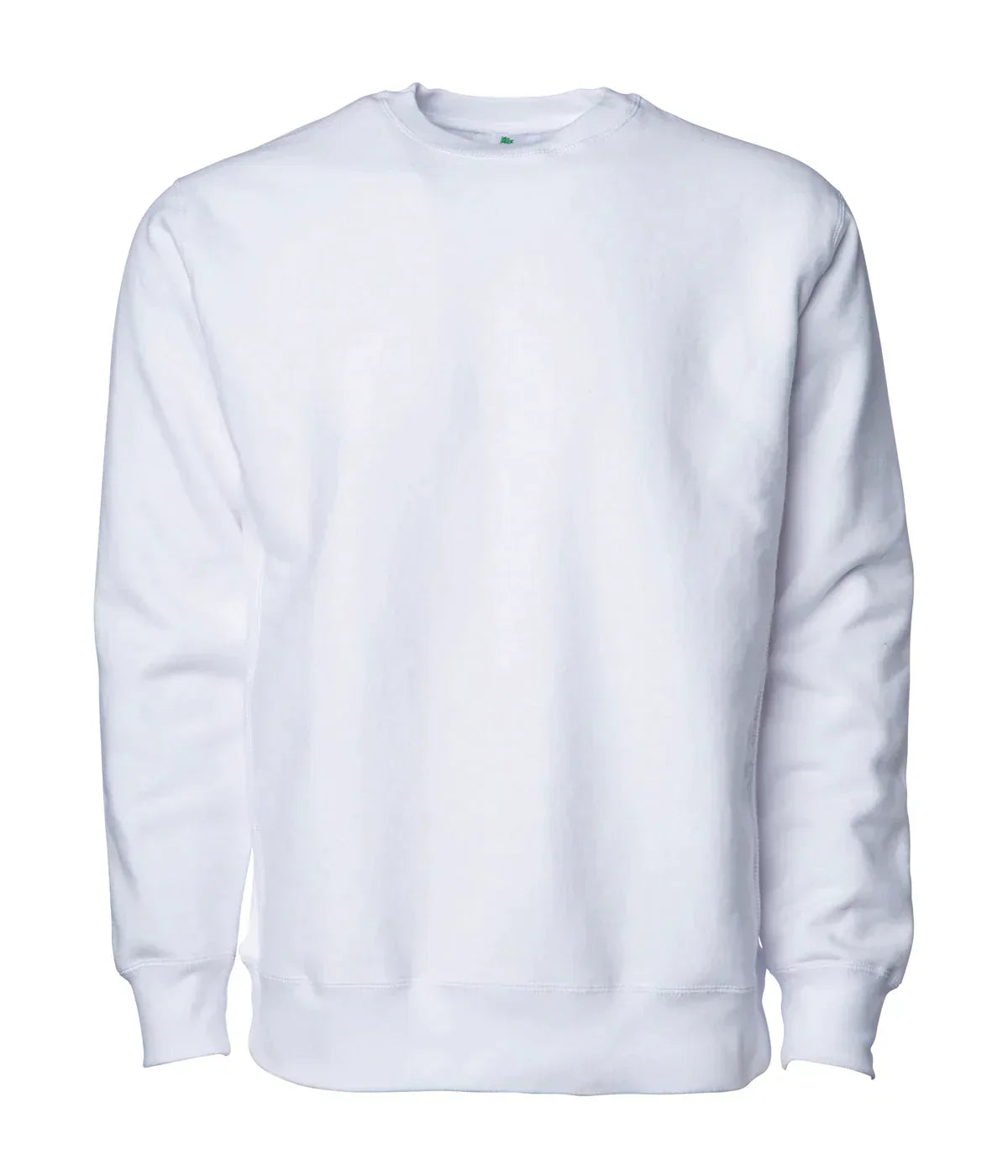 IND5000C Legend - Men's Premium 450GM Heavyweight Cross-Grain Crew White 5000 5000c BASIC FLEECE COTTON / POLYESTER Crew crew neck CREWNECK CREWS Cross-Grain Heavyweight ind IND5000 INDEPENDENT LEGEND MEN mens REGULAR tearaway