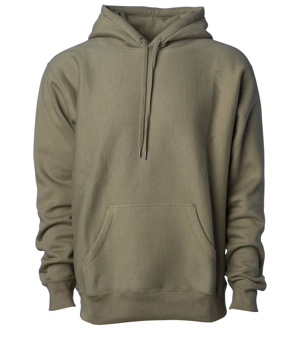 IND5000P - Men's Premium 450GM Heavyweight Cross-Grain Hoodie Olive 5000 BASIC FLEECE COTTON / POLYESTER Cross-Grain Heavyweight Hood hoodie ind IND5000 IND5000P INDEPENDENT Legend MEN mens pullover PULLOVERS REGULAR tearaway