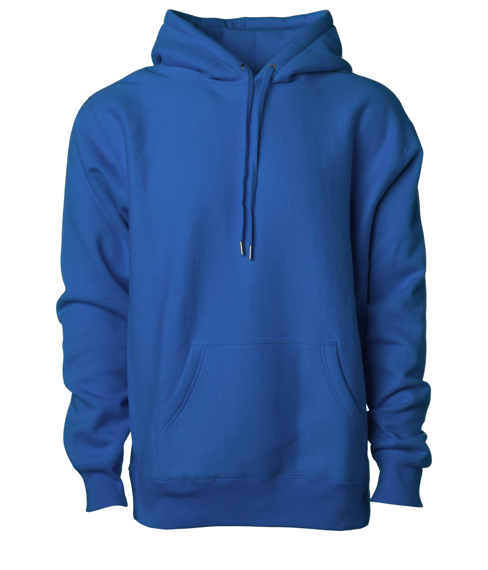 IND5000P - Men's Premium 450GM Heavyweight Cross-Grain Hoodie Royal 5000 BASIC FLEECE COTTON / POLYESTER Cross-Grain Heavyweight Hood hoodie ind IND5000 IND5000P INDEPENDENT Legend MEN mens pullover PULLOVERS REGULAR tearaway