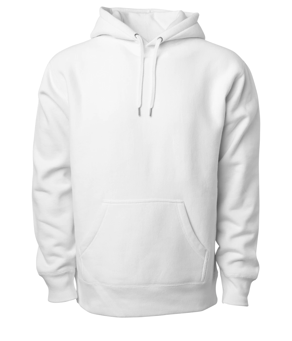 IND5000P - Men's Premium 450GM Heavyweight Cross-Grain Hoodie White 5000 BASIC FLEECE COTTON / POLYESTER Cross-Grain Heavyweight Hood hoodie ind IND5000 IND5000P INDEPENDENT Legend MEN mens pullover PULLOVERS REGULAR tearaway