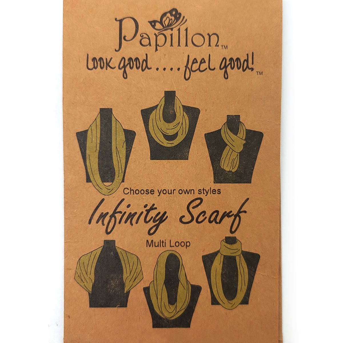 Infinity Scarf - Individual Package, Various Colours, One Size, PP7076, PP4063 Accessories Infinity Scarf