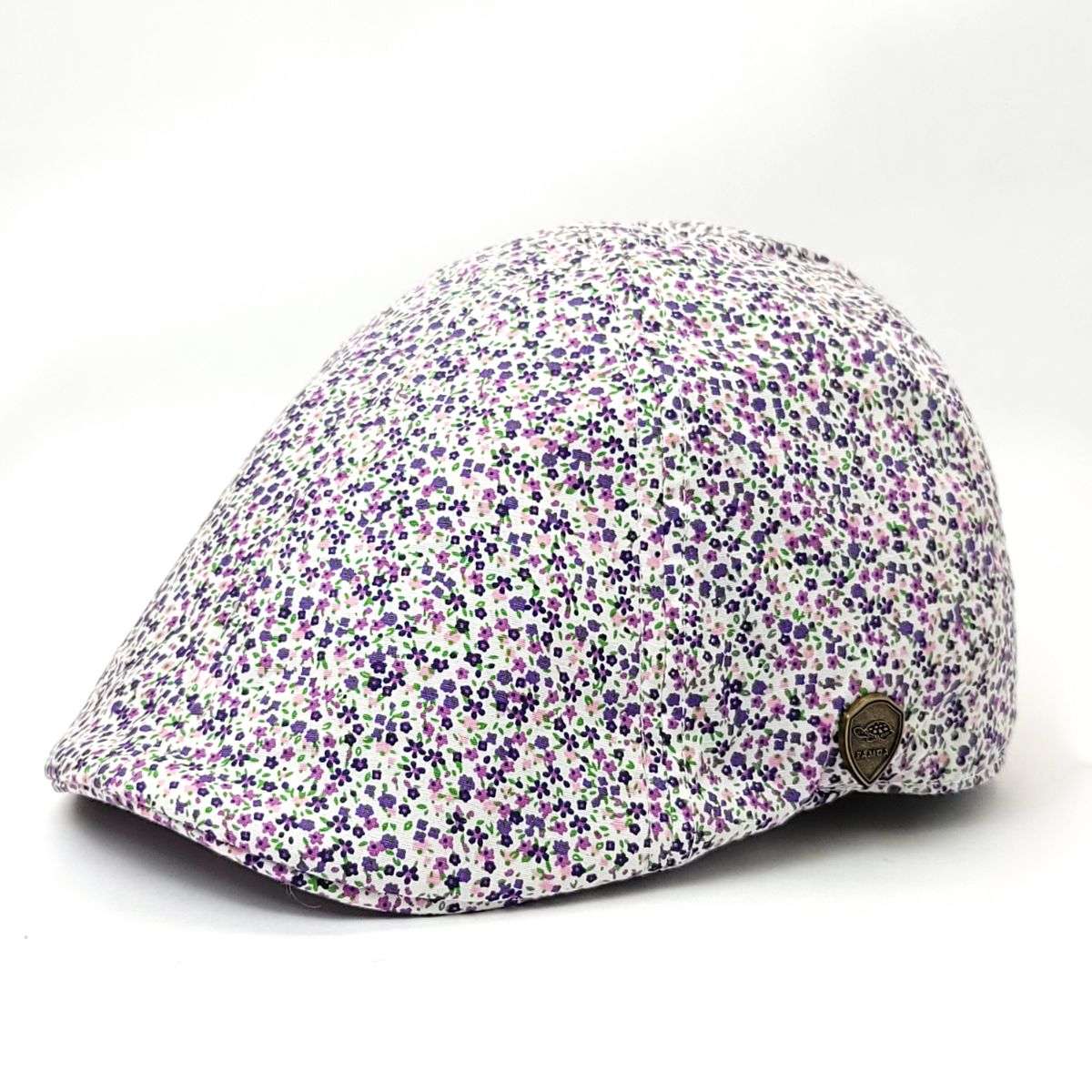 Fashion Ivy - PMV730, Flower pattern, Multi-Coloured, S/M & L/XL Purple S M Fashion Hat