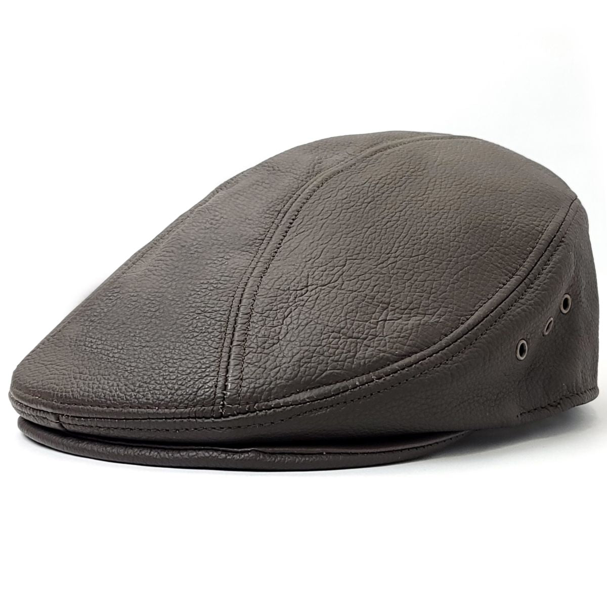 IVY Hat - #905 Genuine Leather Multi-Coloured S/M & L/XL - Dr Brown / Ivy
