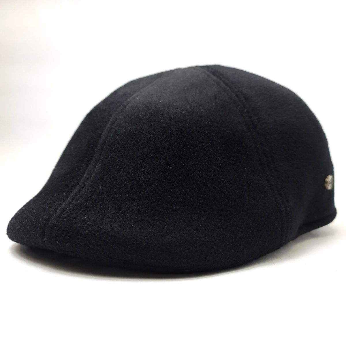 Brushed Wool Duckbill Ivy Hat - IV7063, 100% Wool, 2 sizes Black Fashion Hat