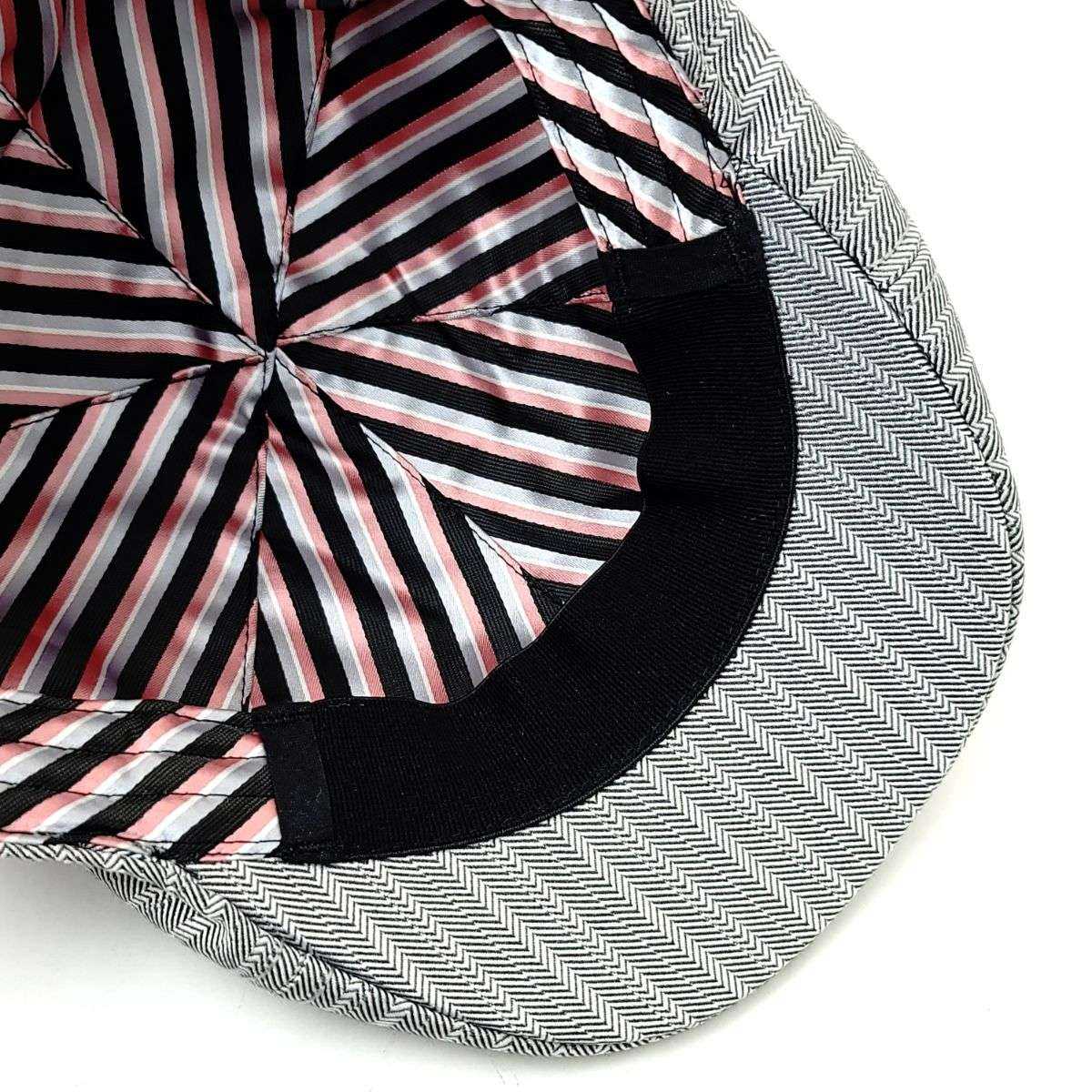 Fashion Ivy -M4492, Herringbone, silver, XL Fashion Hat