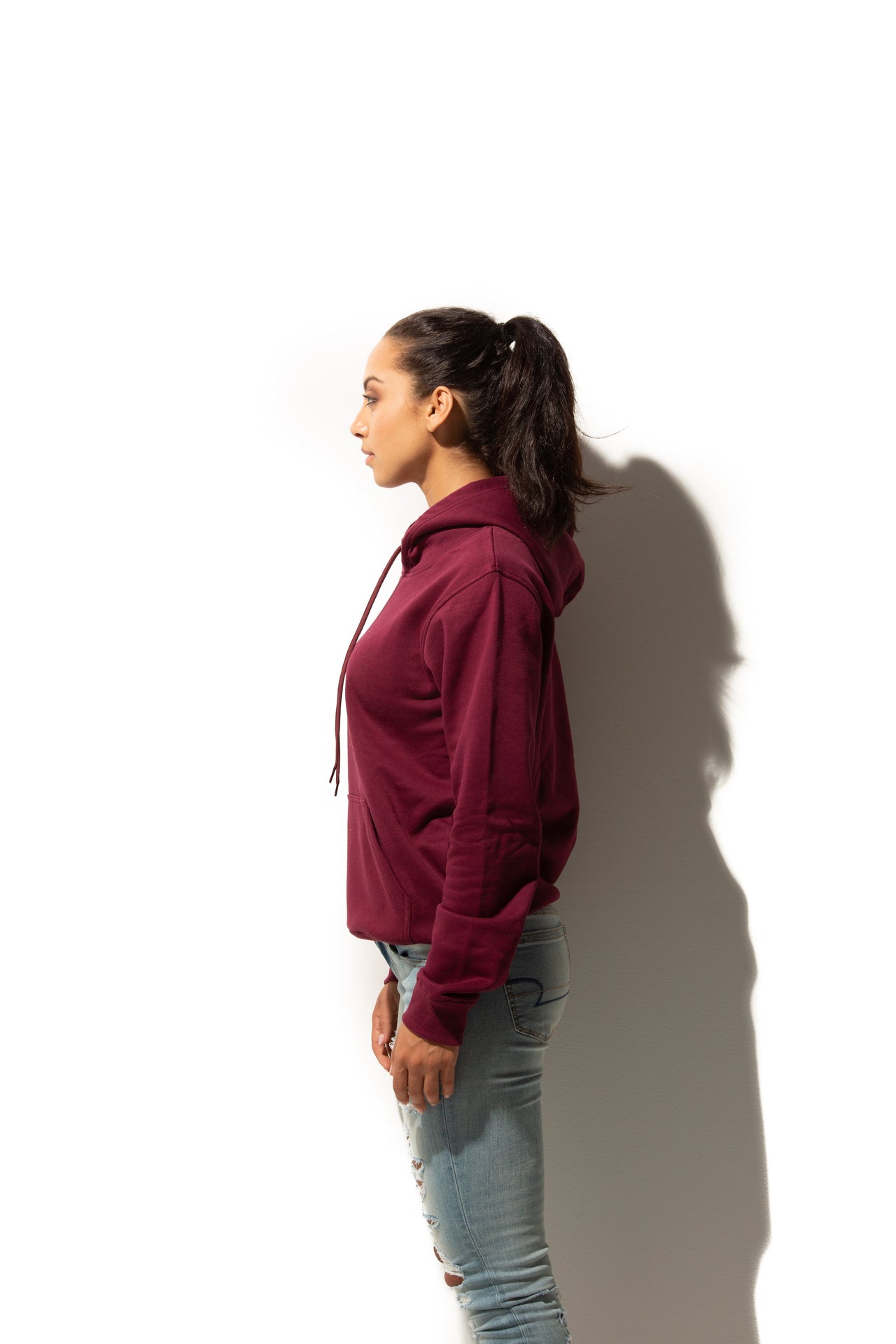 HERO-2020 Unisex Blank Hoodie - Maroon 2020 Adult HERO Red Tops Unisex