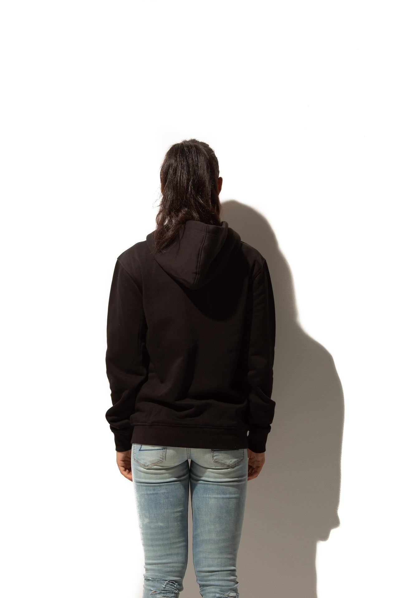 HERO-3020 Unisex Full Zip Hoodie - Black 3020 Adult Black Full-Zip HERO Tops Unisex