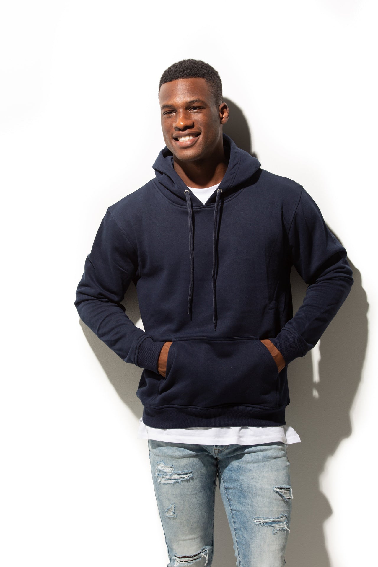 HERO-2020 Unisex Blank Hoodie - Navy Blue 2020 2023 Spring Sales Adult Blue HERO Tops Unisex