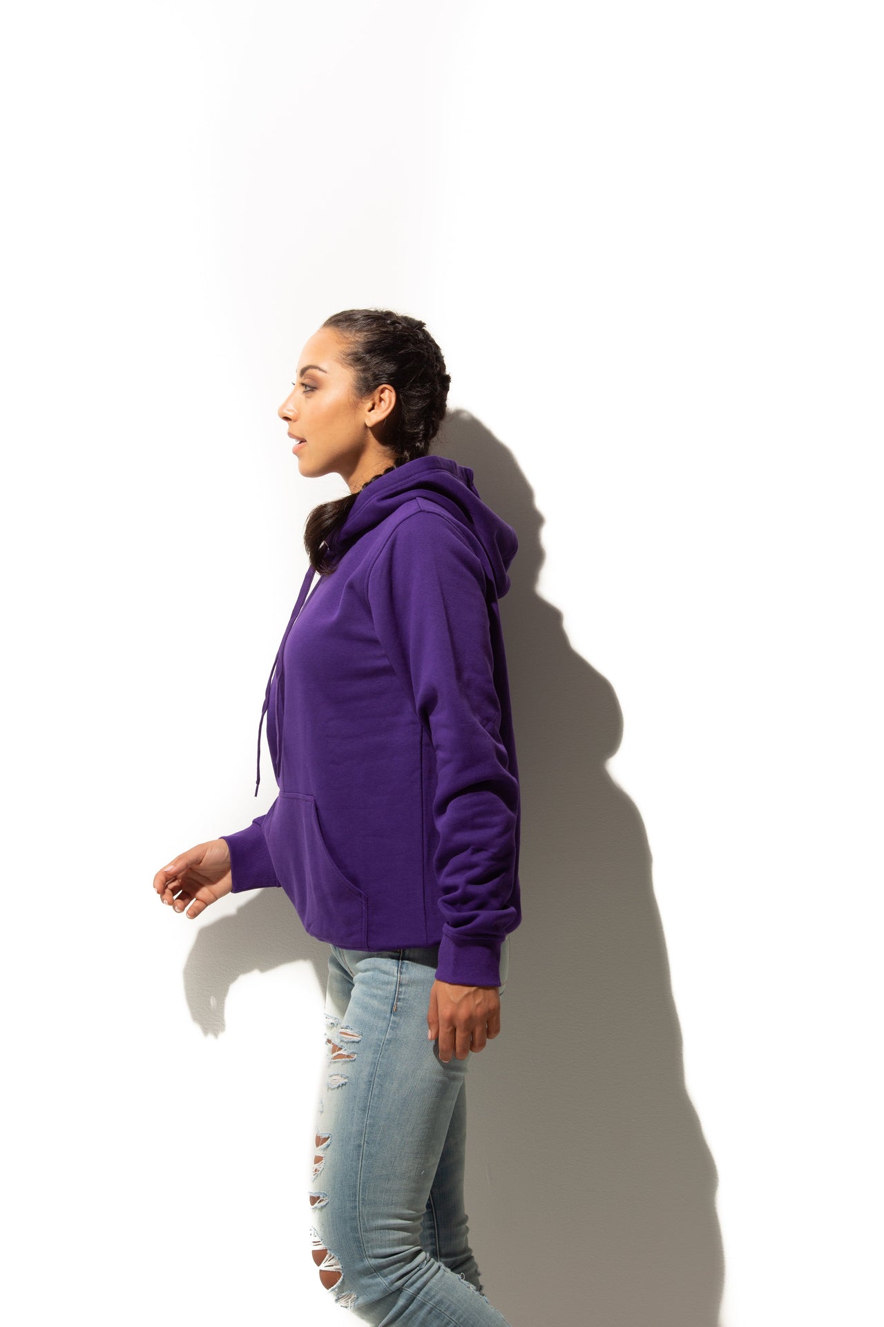 HERO-2020 Unisex Blank Hoodie - Purple 2020 Adult HERO Purple Tops Unisex