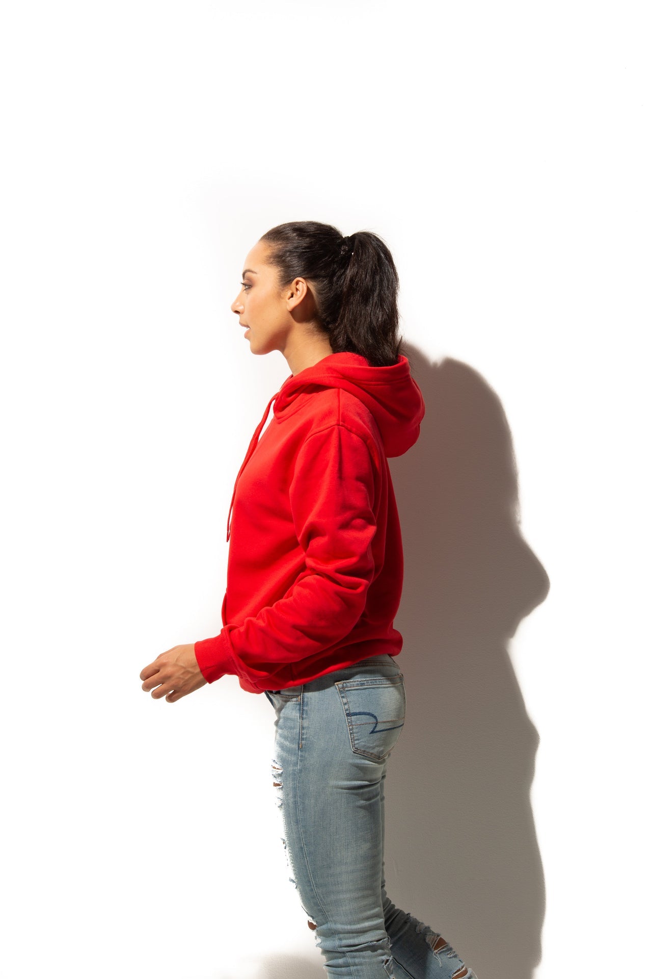HERO-2020 Unisex Blank Hoodie - Red 2020 Adult HERO Red Tops Unisex