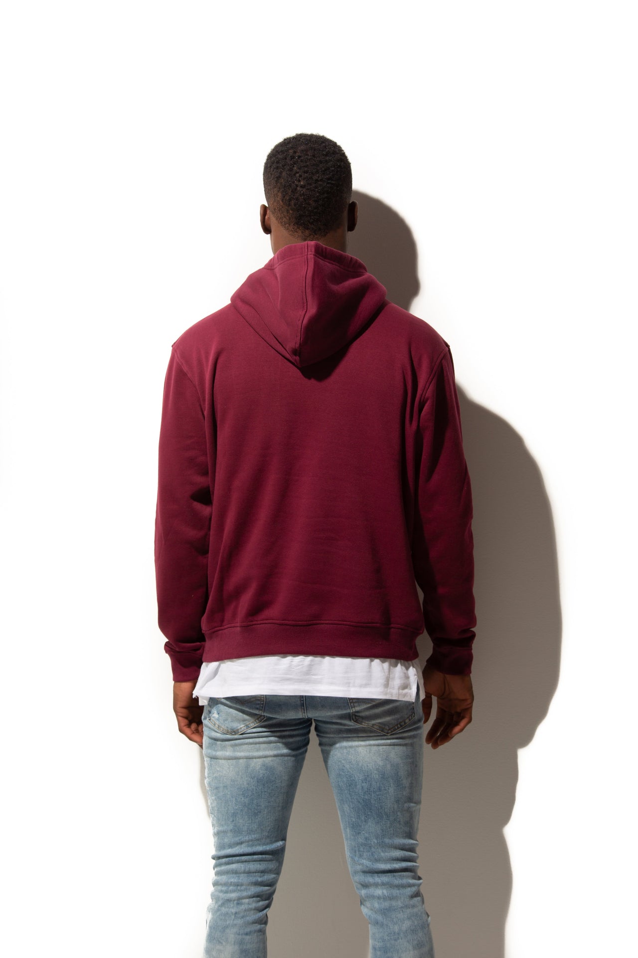 HERO-2020 Unisex Blank Hoodie - Maroon 2020 Adult HERO Red Tops Unisex