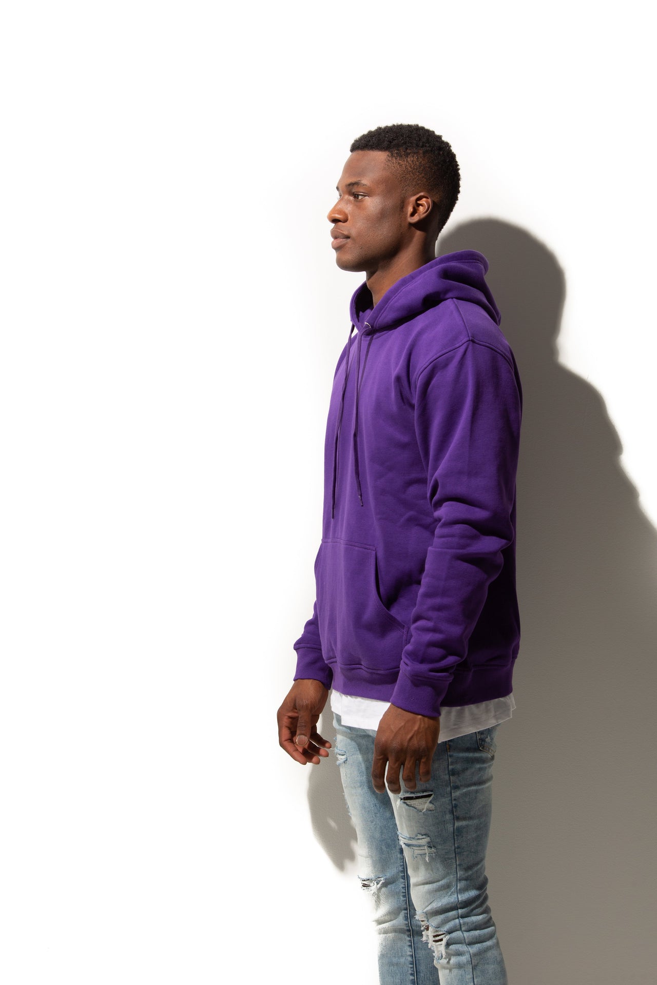 HERO-2020 Unisex Blank Hoodie - Purple 2020 Adult HERO Purple Tops Unisex