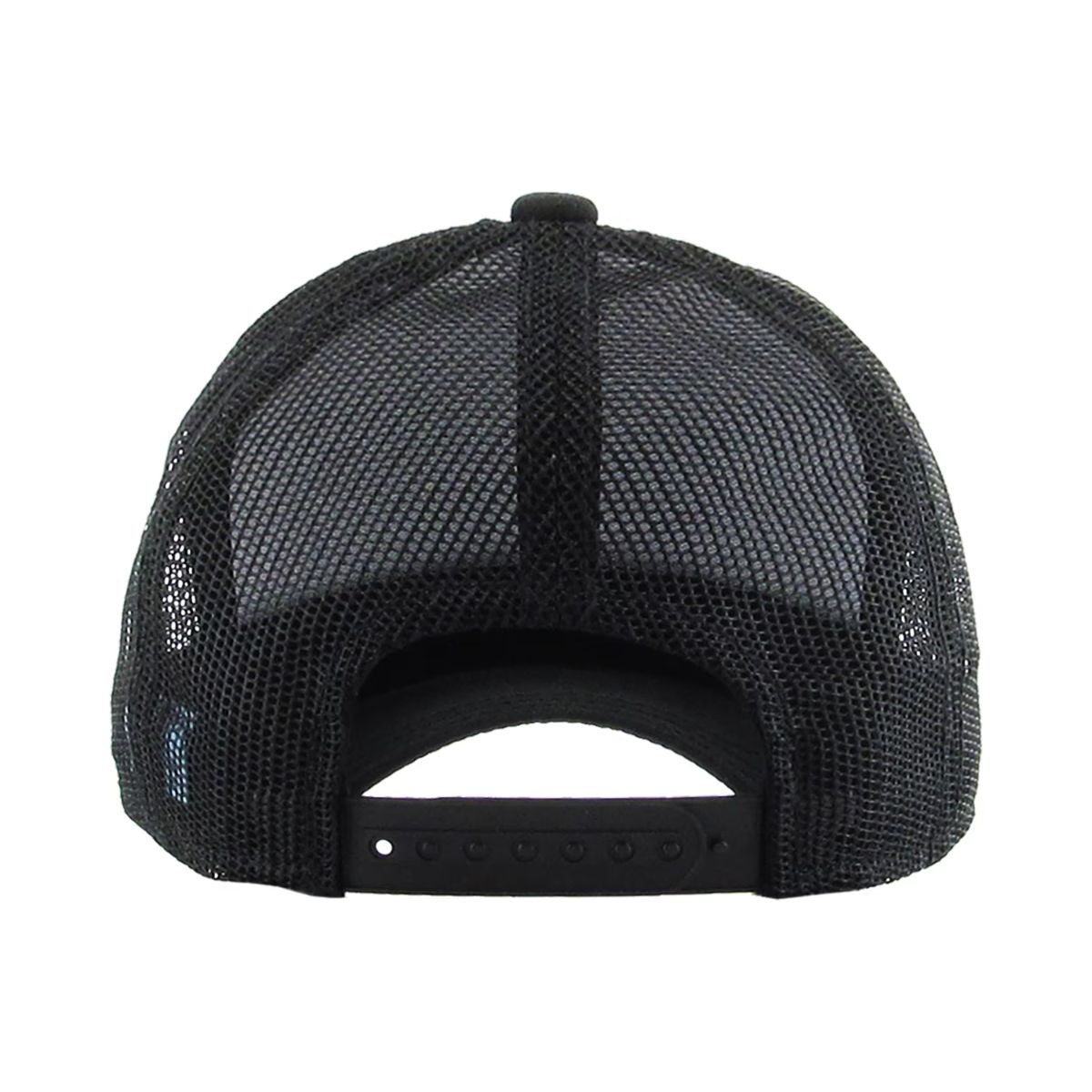 Trucker Cap - KB, 5 Panel, Black, Adjustable Trucker Cap