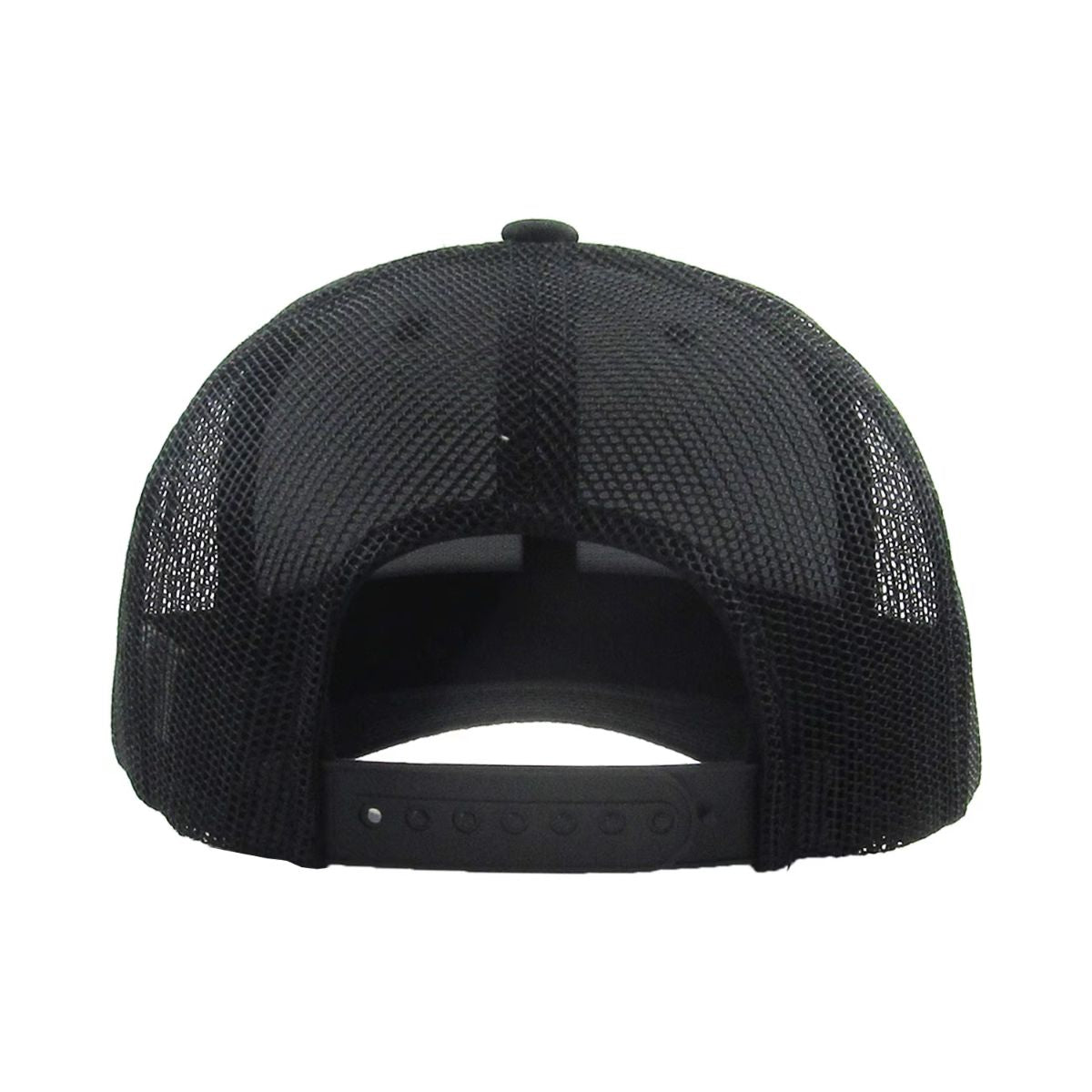 Trucker Cap - KB, 6 Panel, Black, Adjustable Trucker Cap