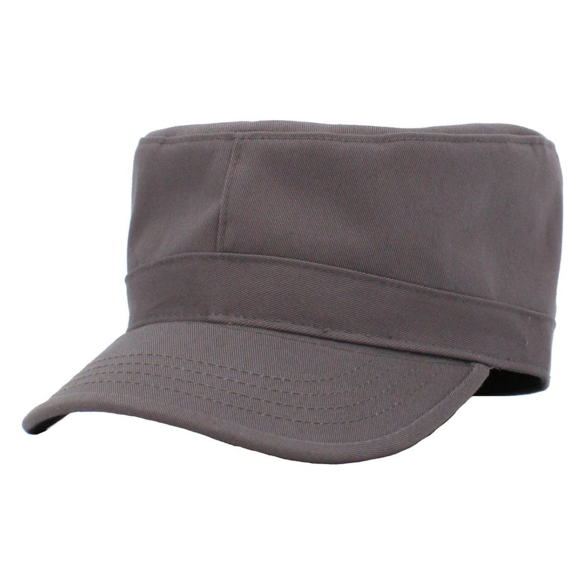 Military Cap - Classic, Multi-Coloured, Fitted Plain Cap